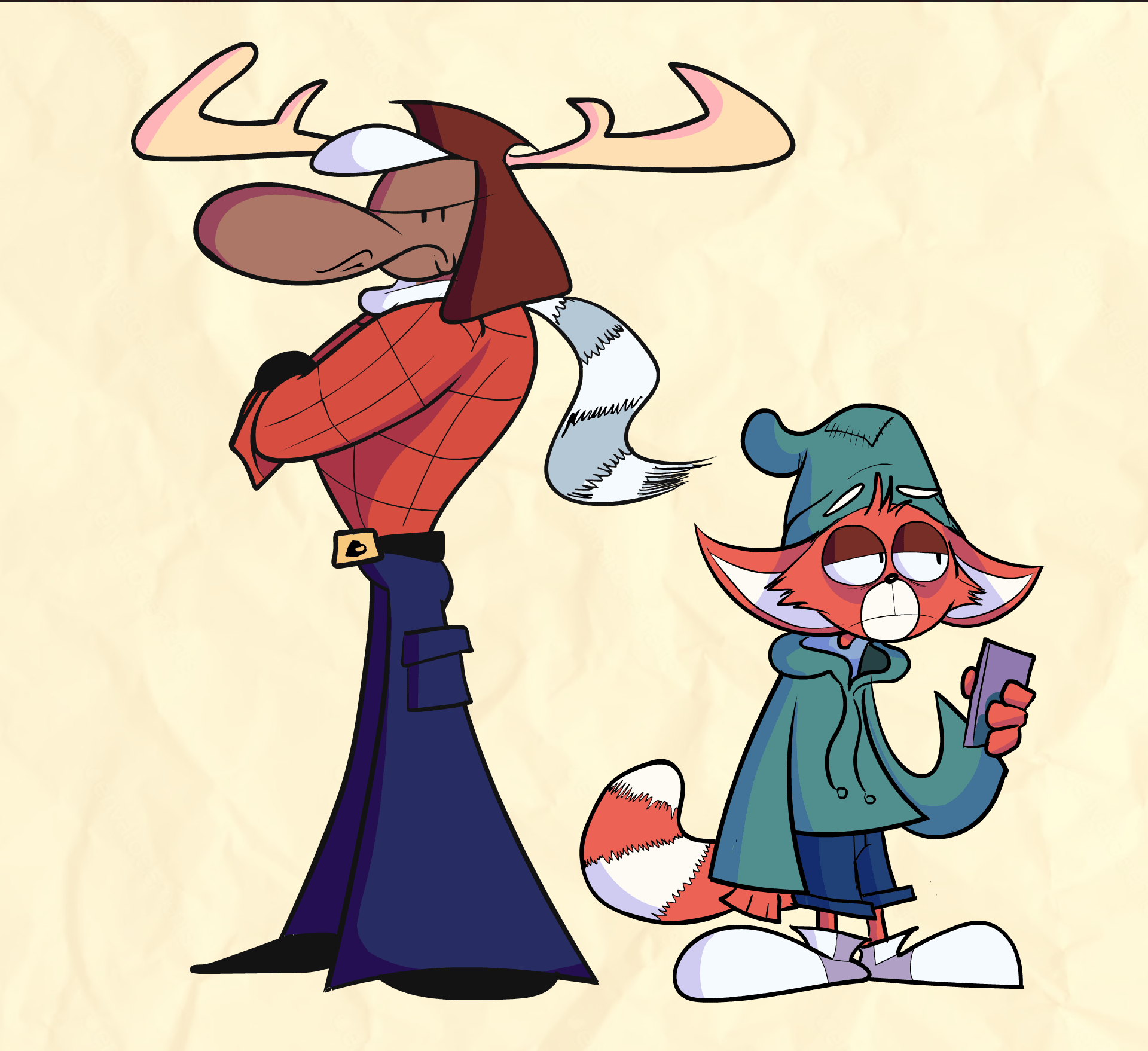 Original characters.