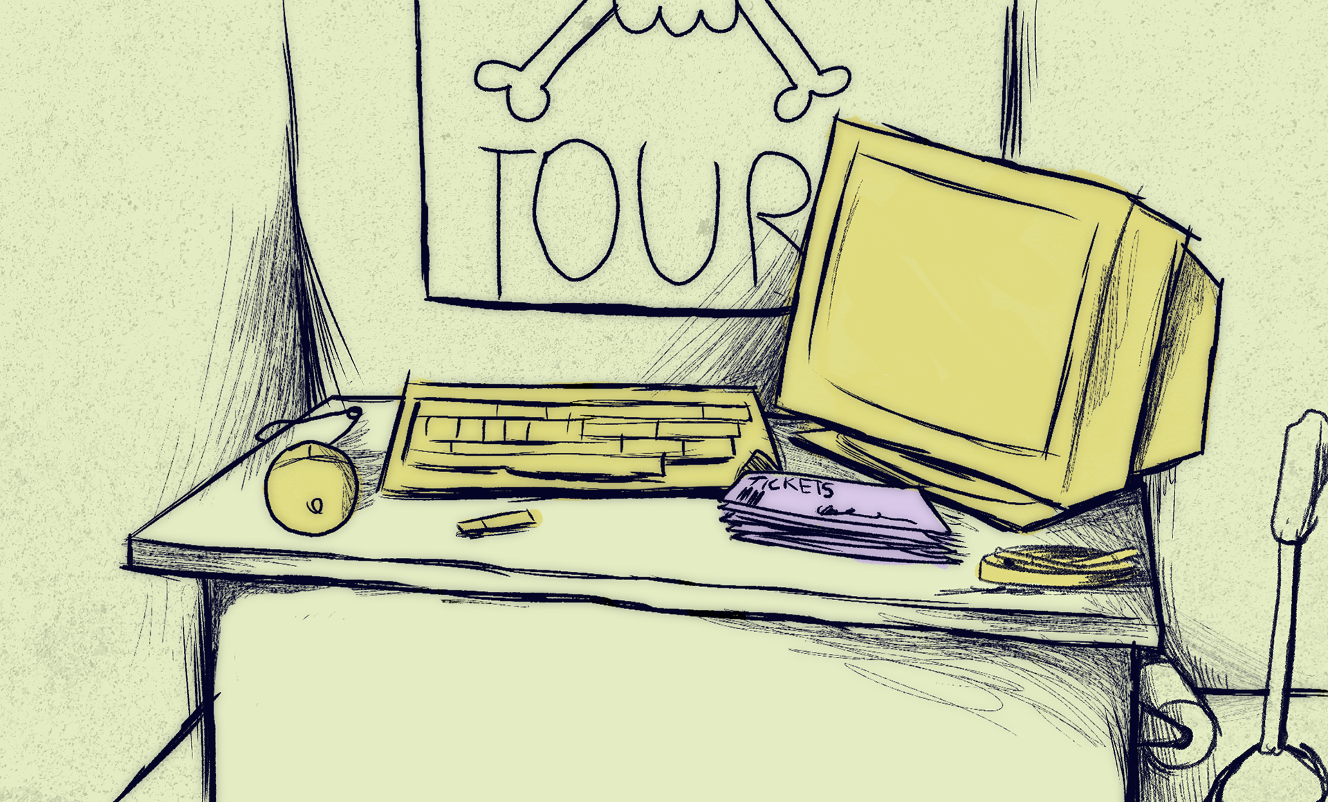 Background for thesis film; color design by Lily Horvat