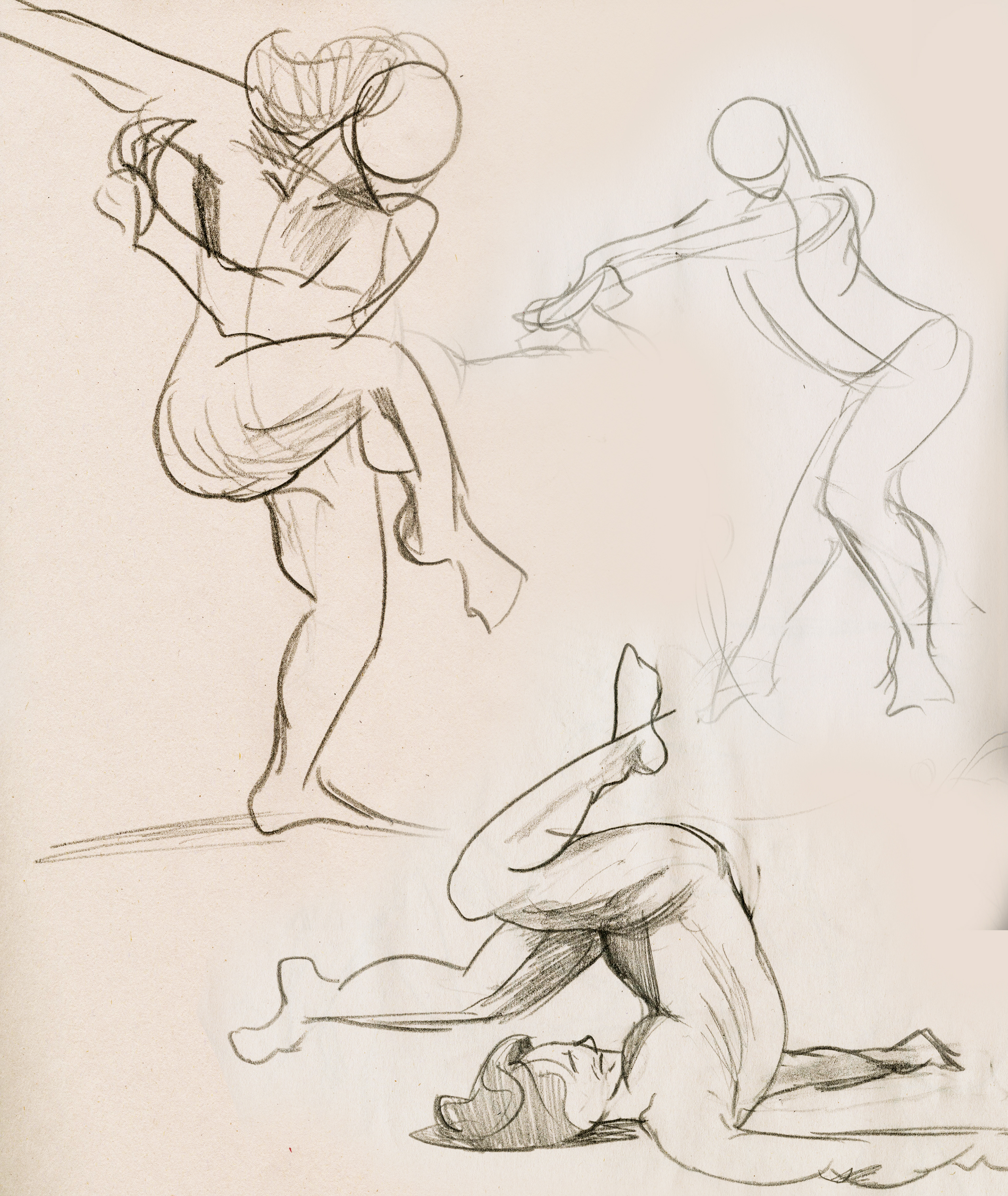 2 minute figure drawings.