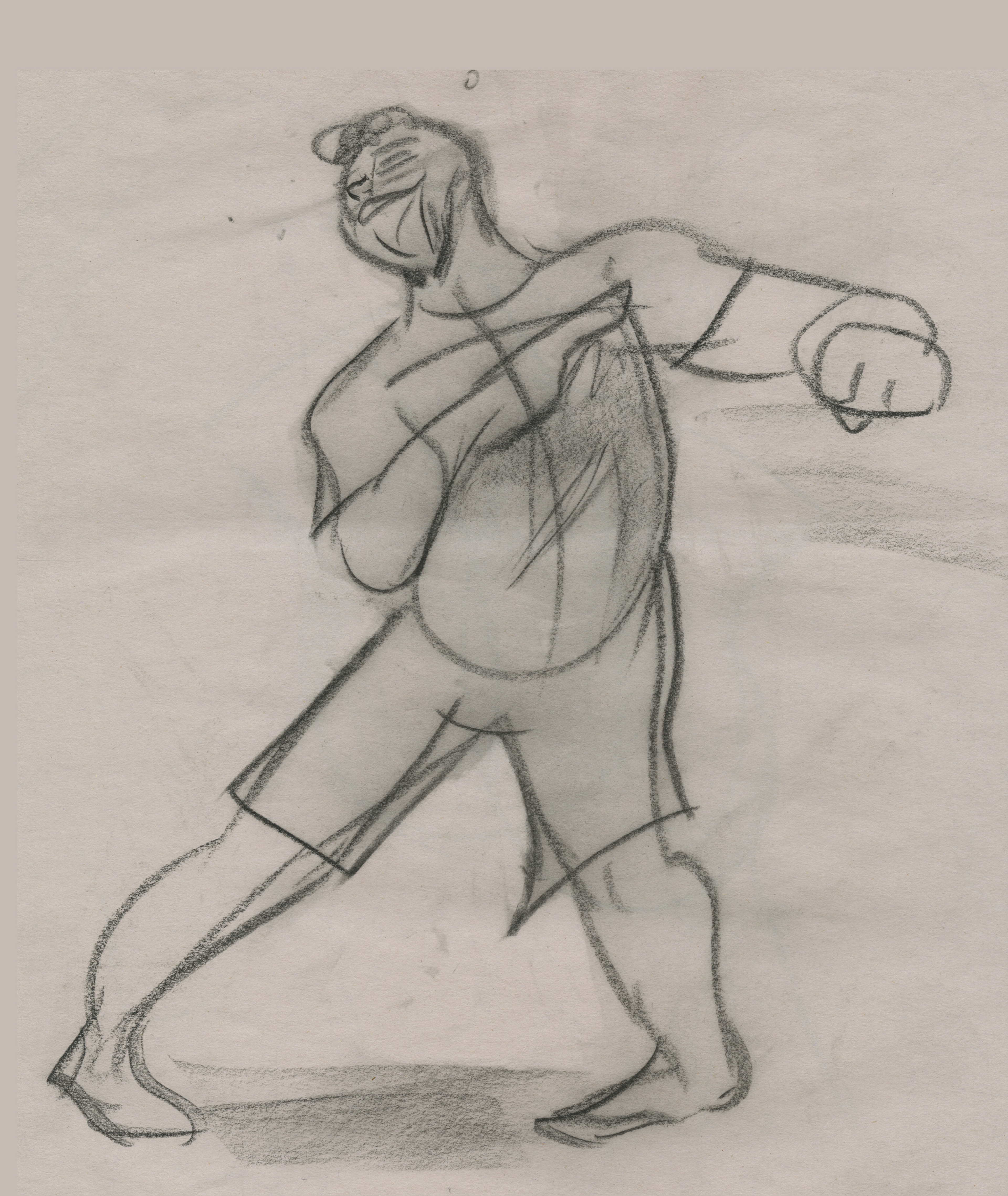 3 minute figure drawing.