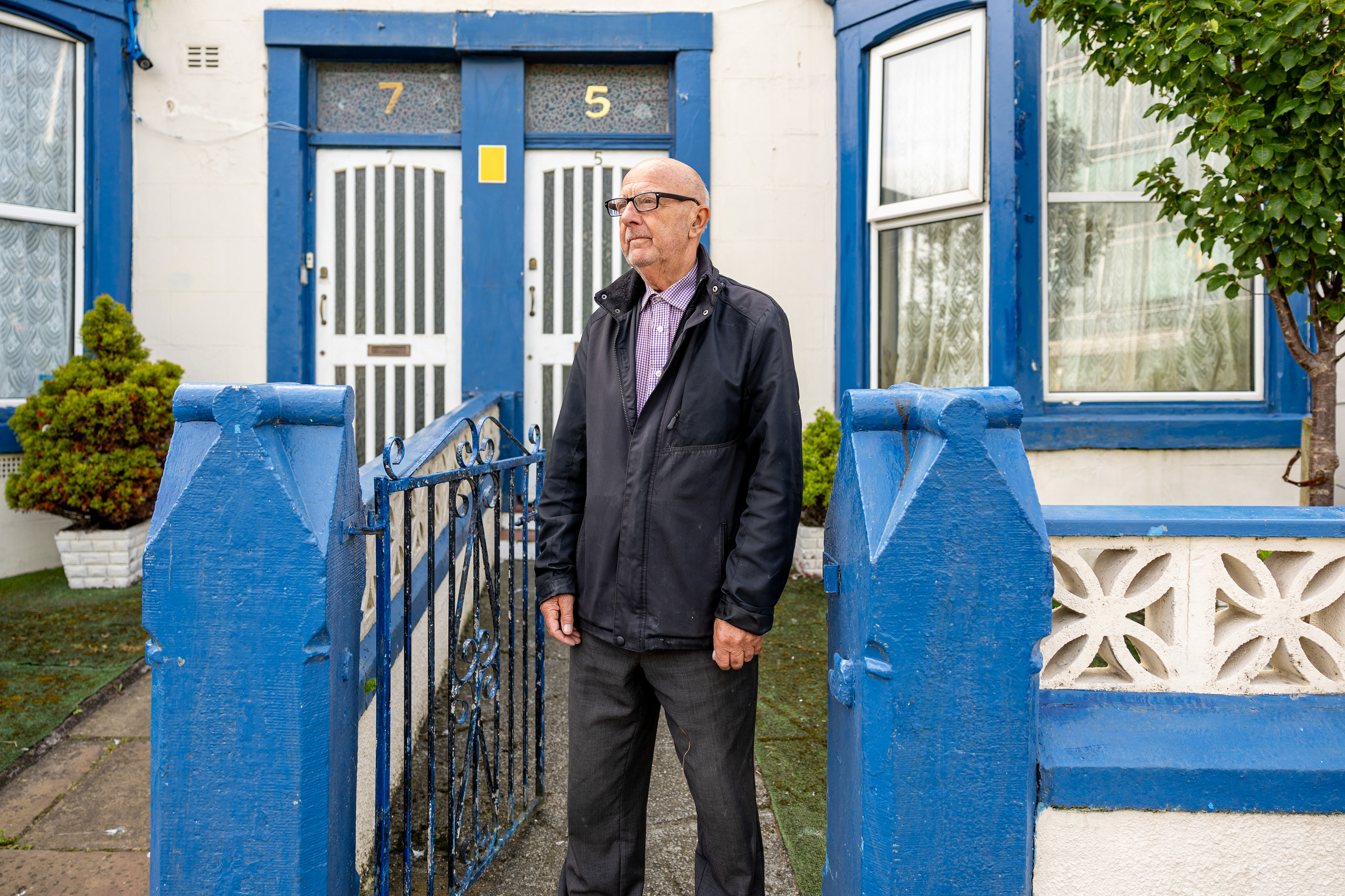 Property owner Robert Farrell, 79, said he feared for tenants effectively being made homeless by council plans to knock down their homes to make way for a 'multiversity' campus