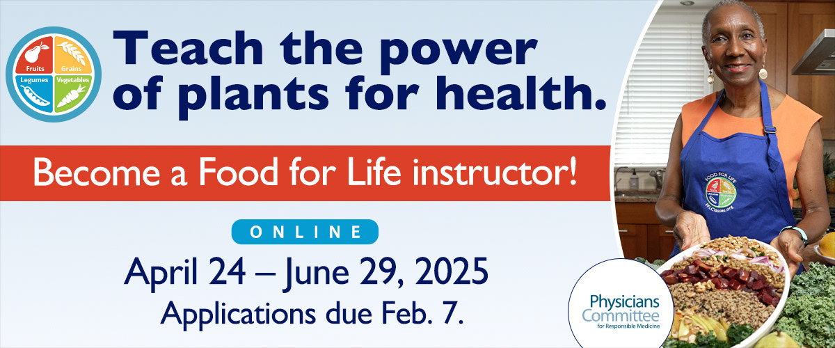 Campaign: Food For Life Instructor Recruitment 