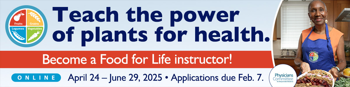 Campaign: Food For Life Instructor Recruitment 