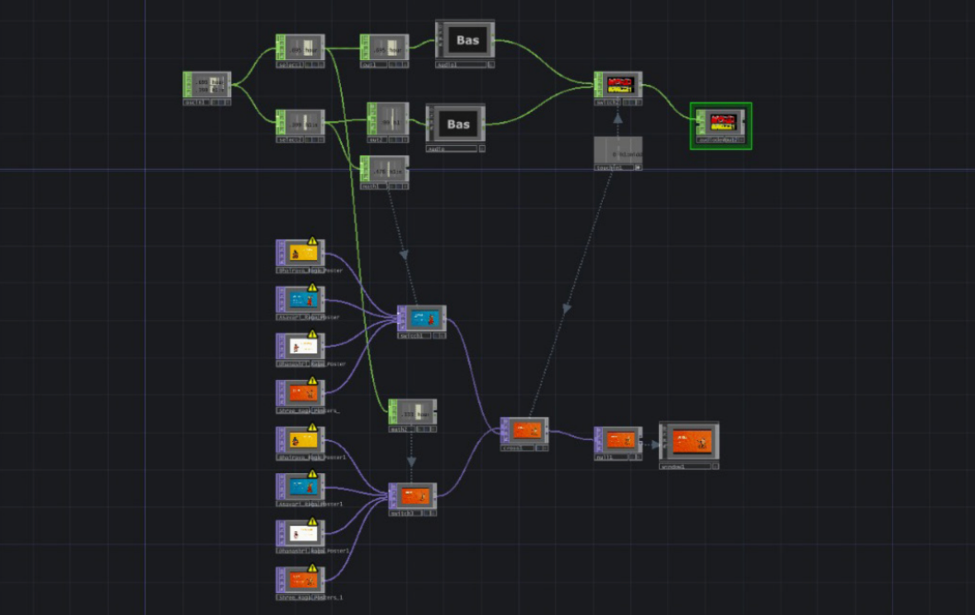 Logic for audio and second monitor