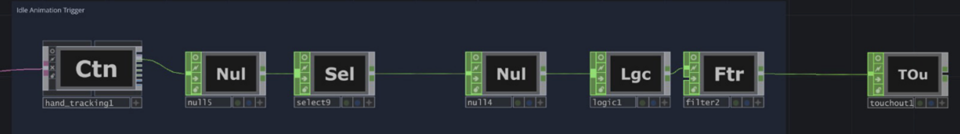 Logic for idle animation