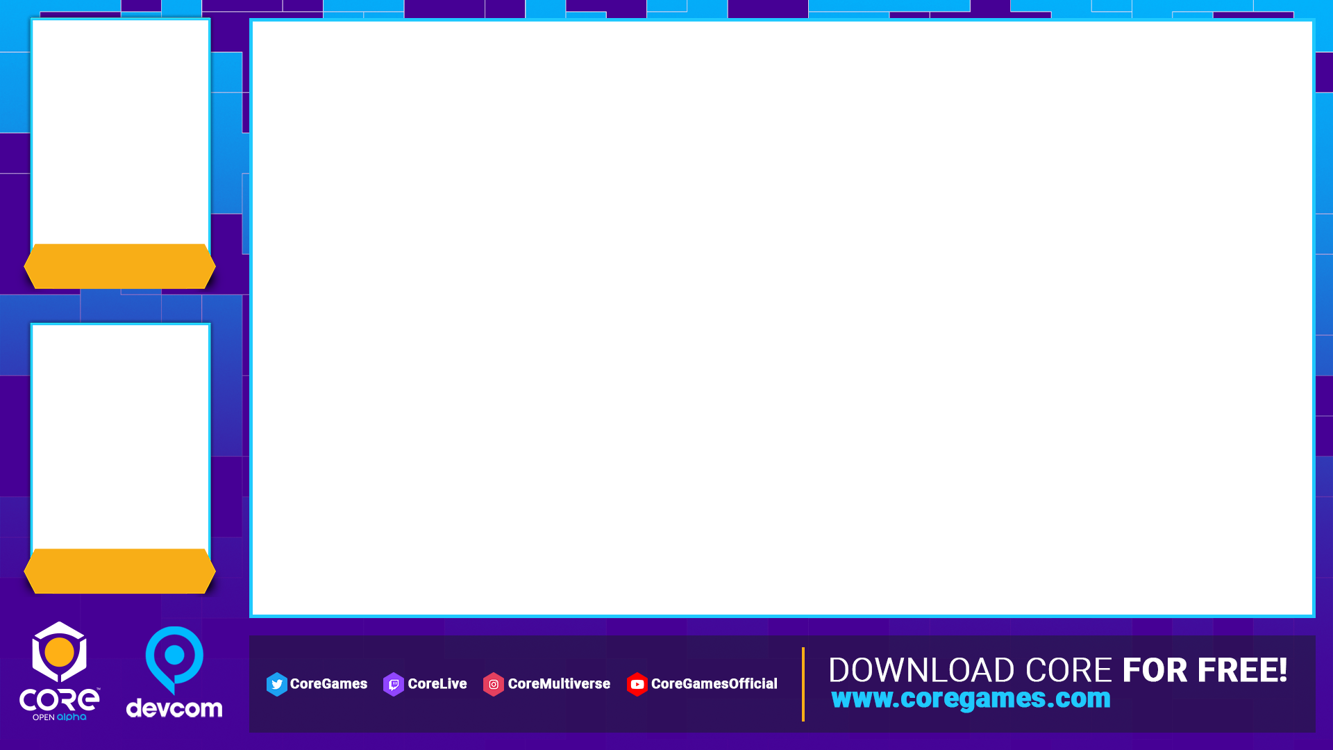 Core Devcom Stream Overlay