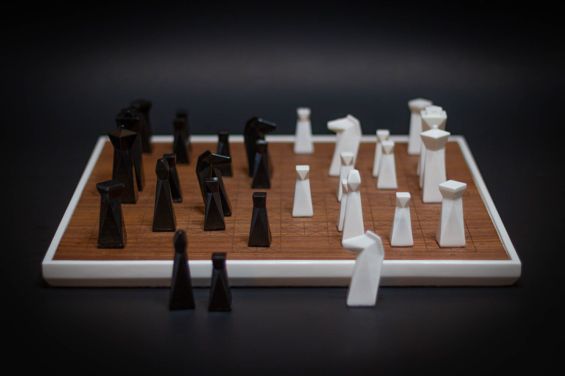 Architectural Strategy Games : Calatrava Chess Set