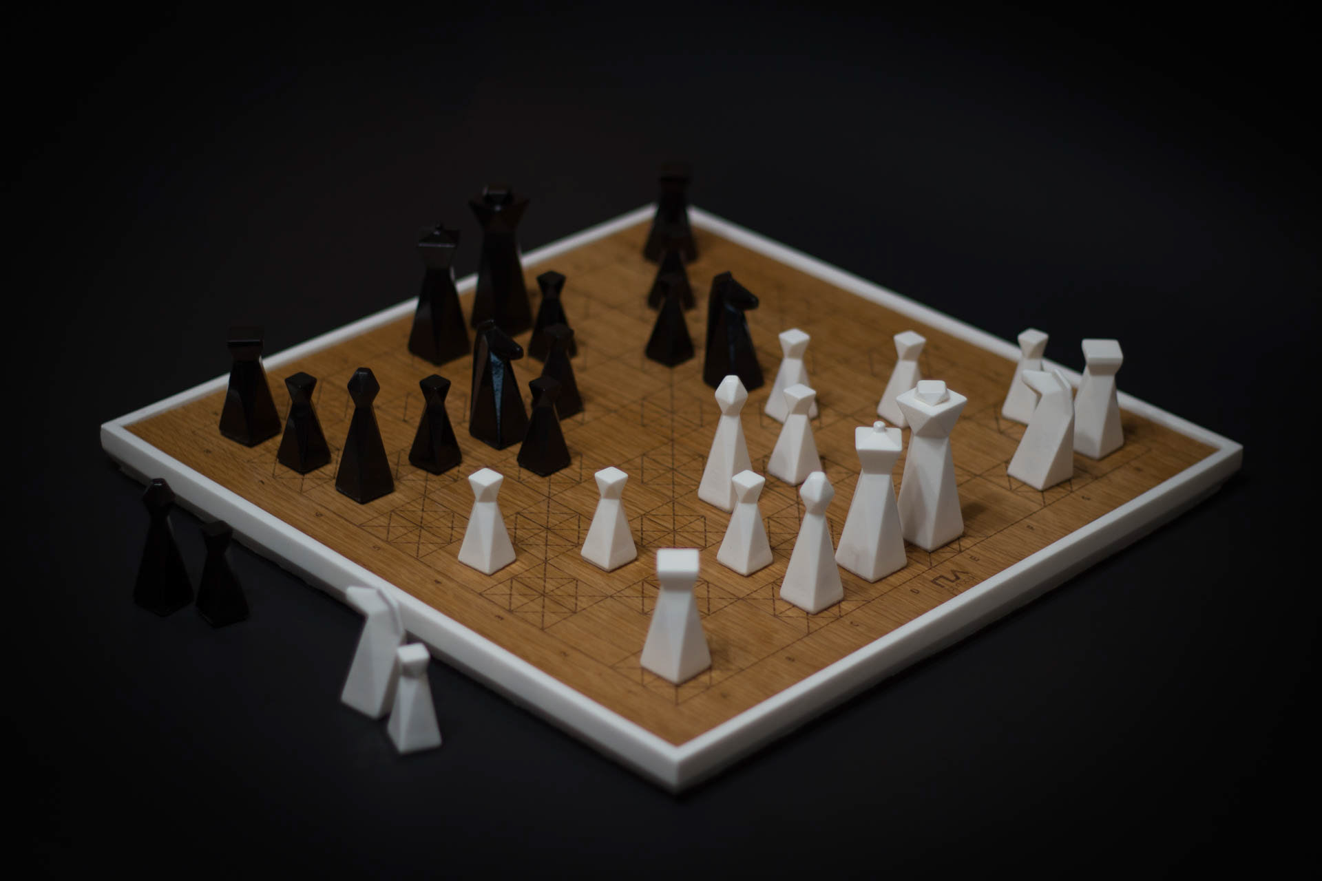 Architectural Strategy Games : Calatrava Chess Set