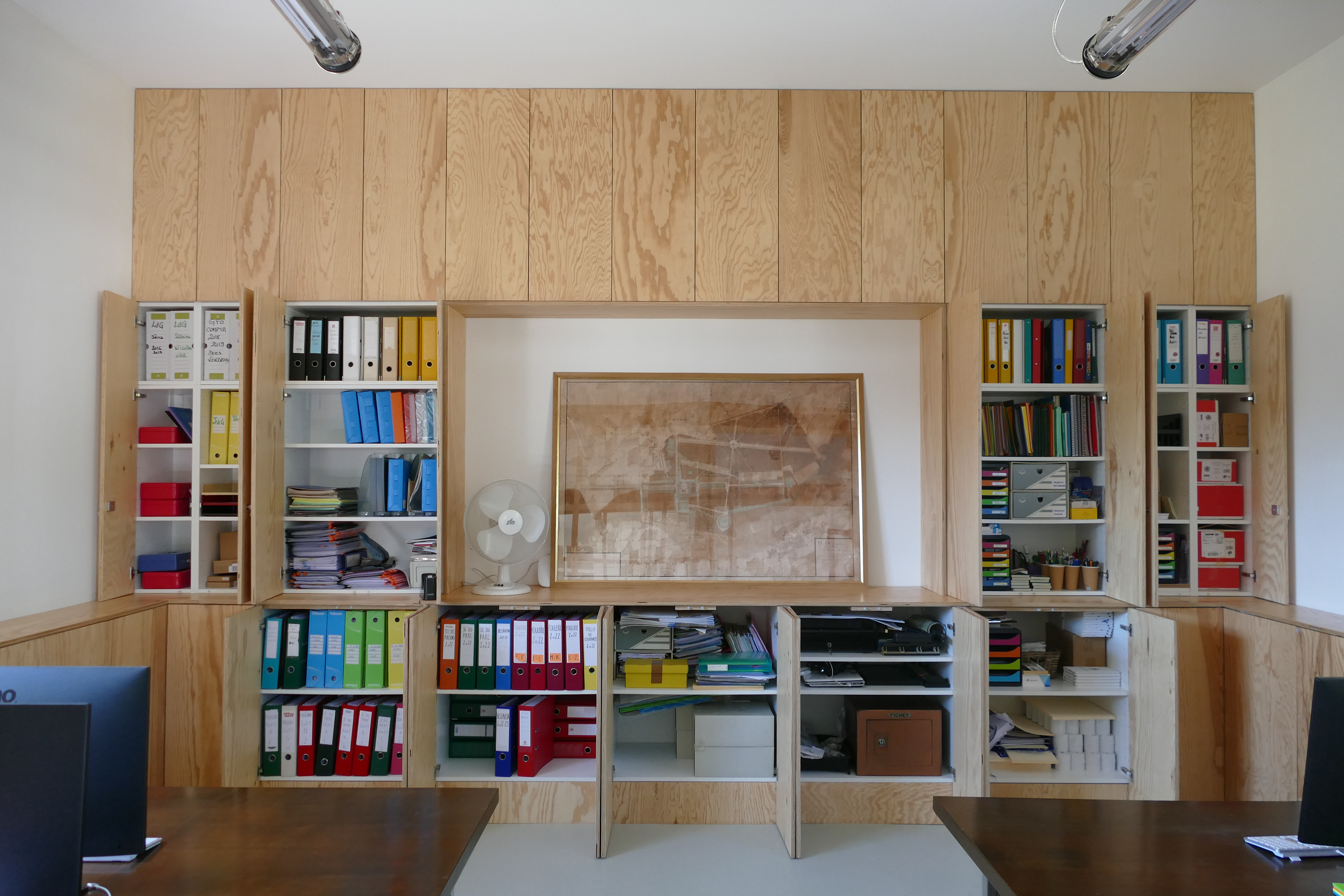 Archive wall library (open)