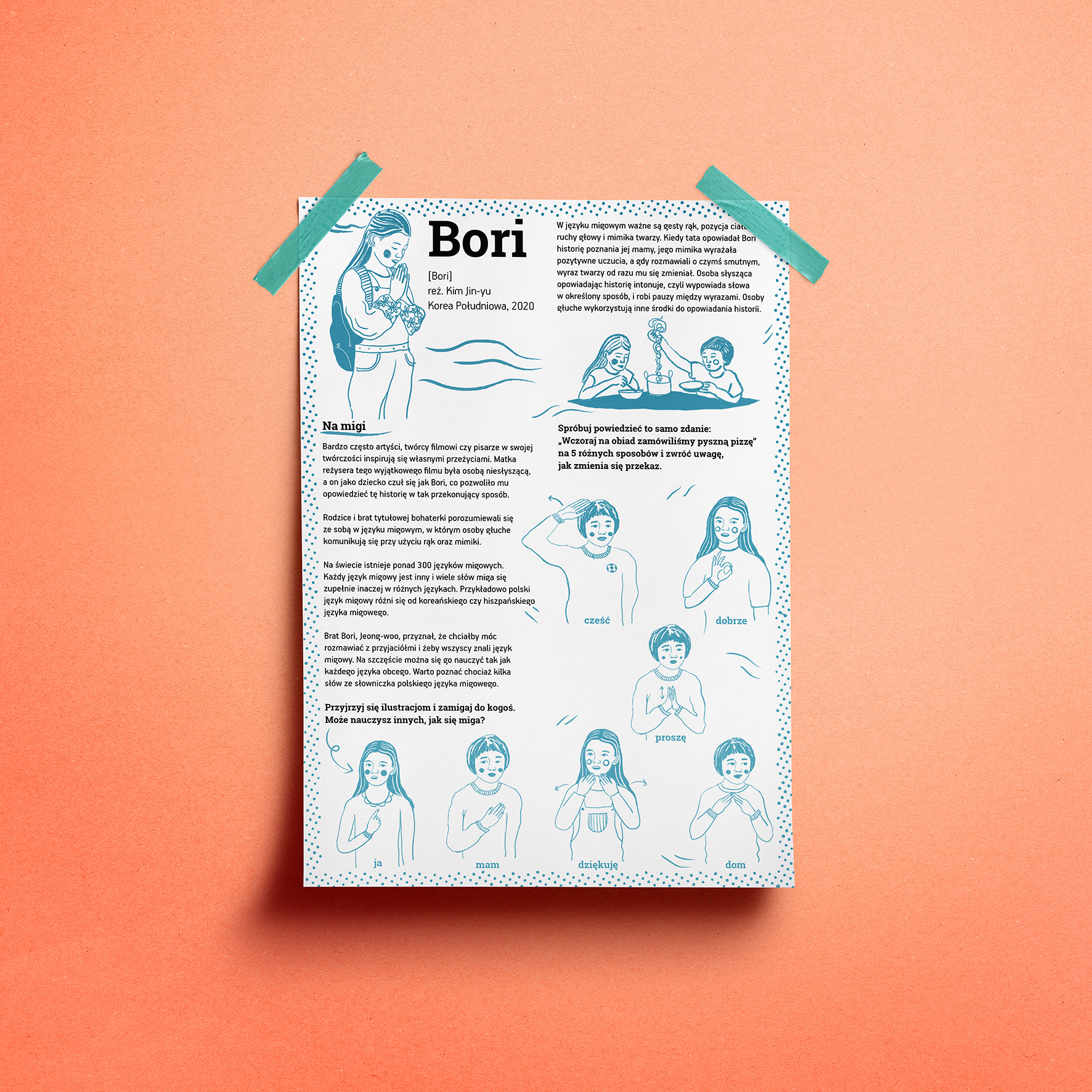 Kino dzieci / education cards for kids