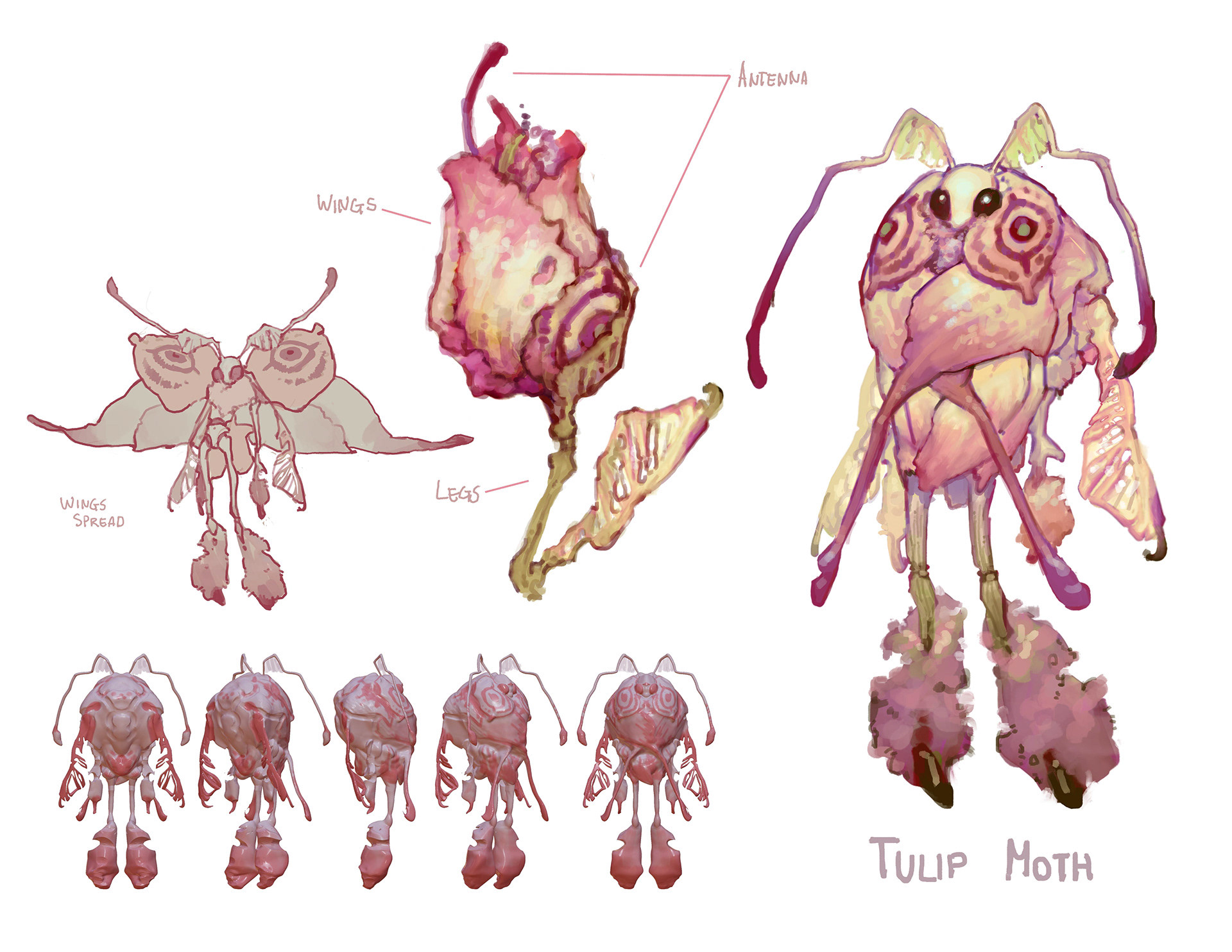 Turnaround modeled in ZBrush