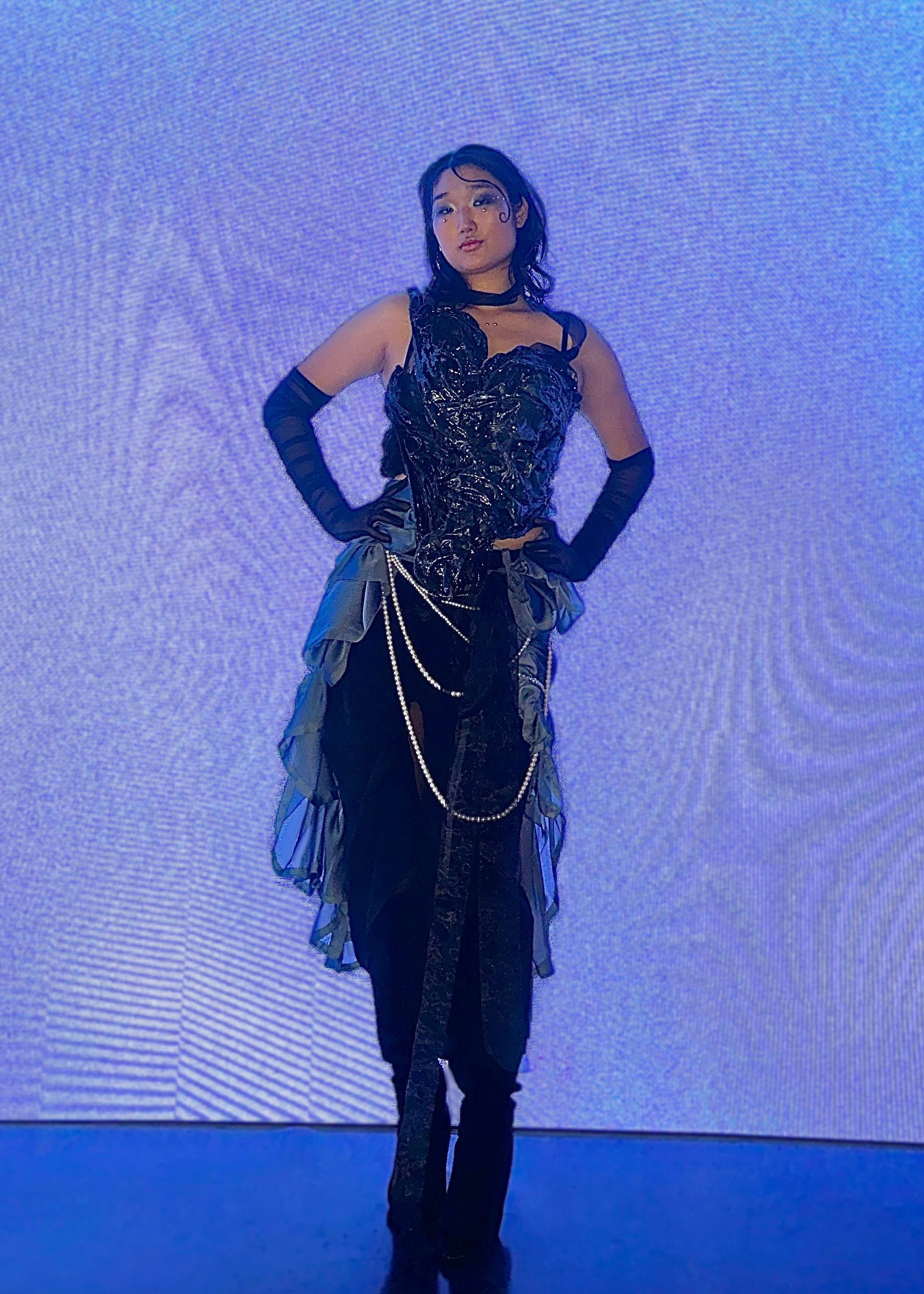 Designed and sewed garment for Fashion show