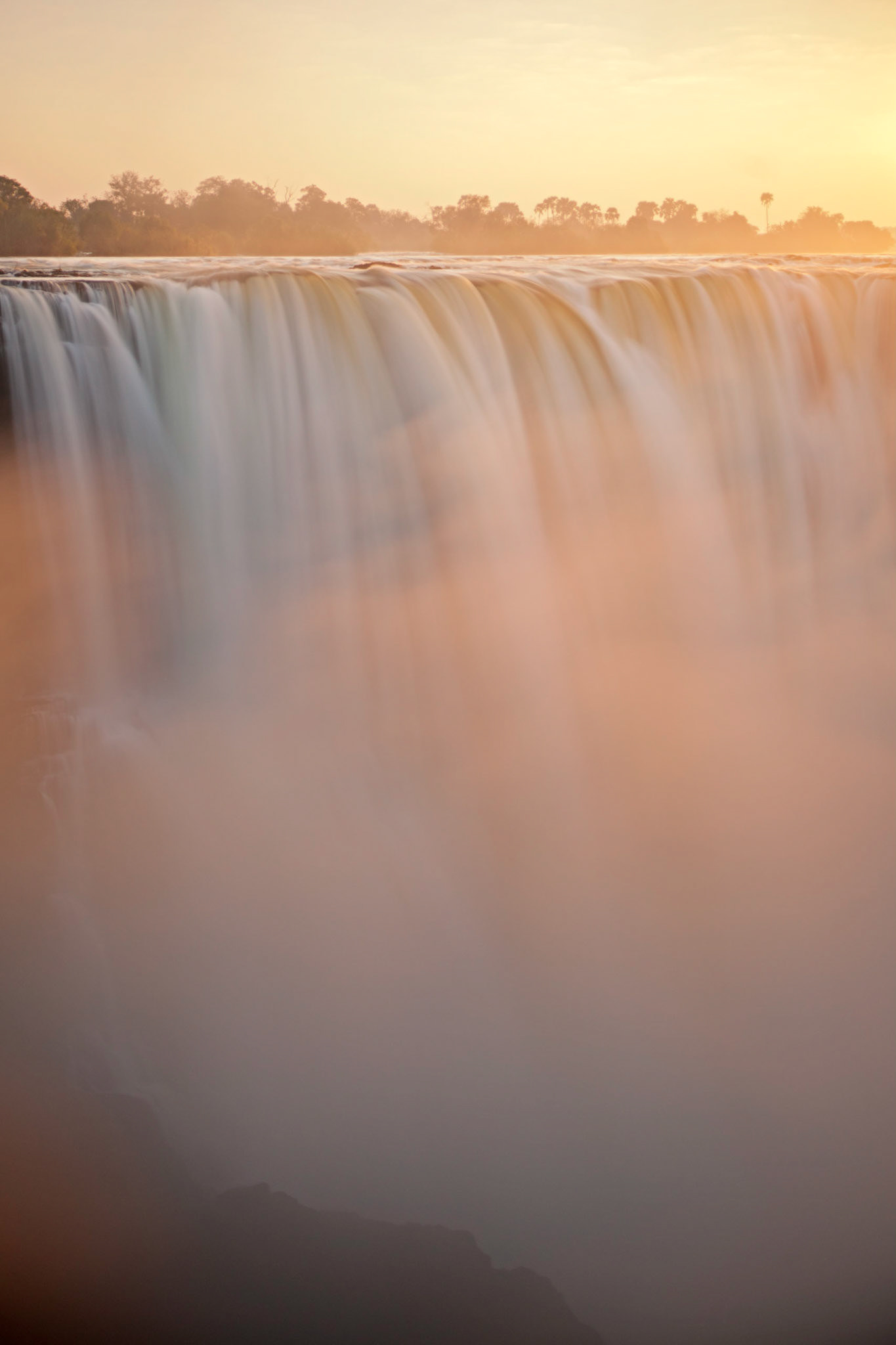 The Main Falls at sunrise