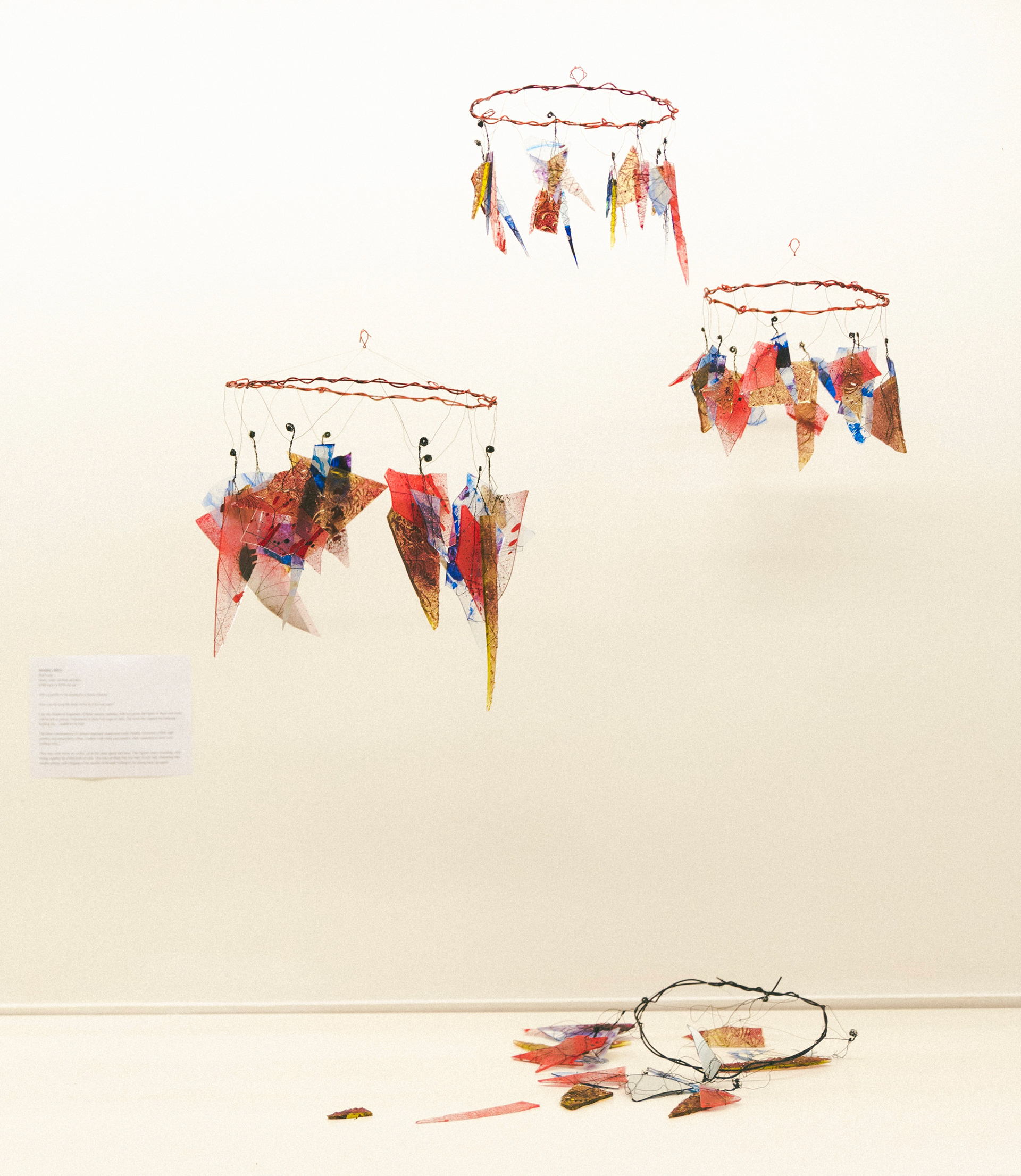 'Mobility' 2022: Glass, Wire, Aerosol, Acrylics