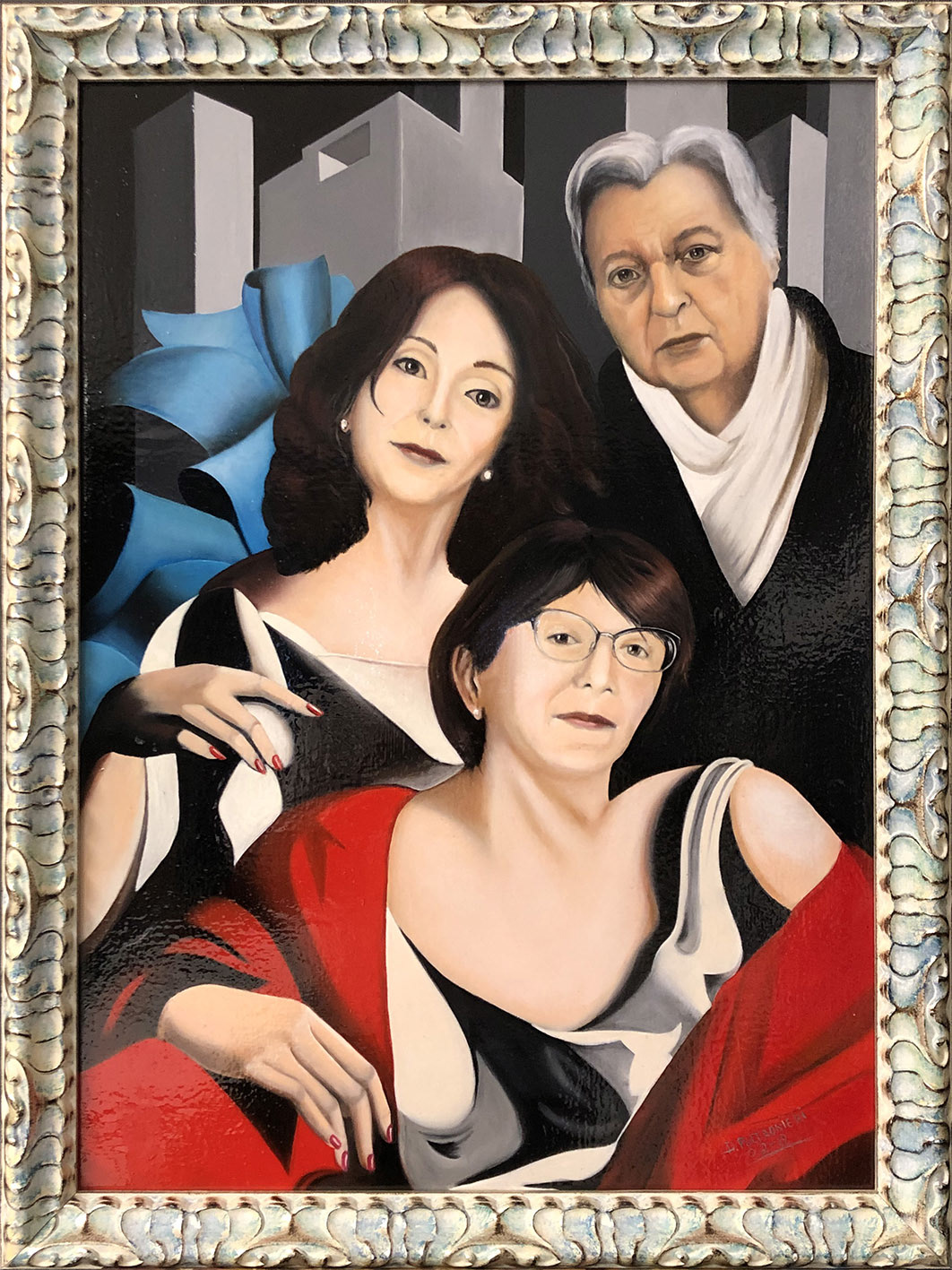 Ritratto di Famiglia 50x70 olio su tela VENDUTO