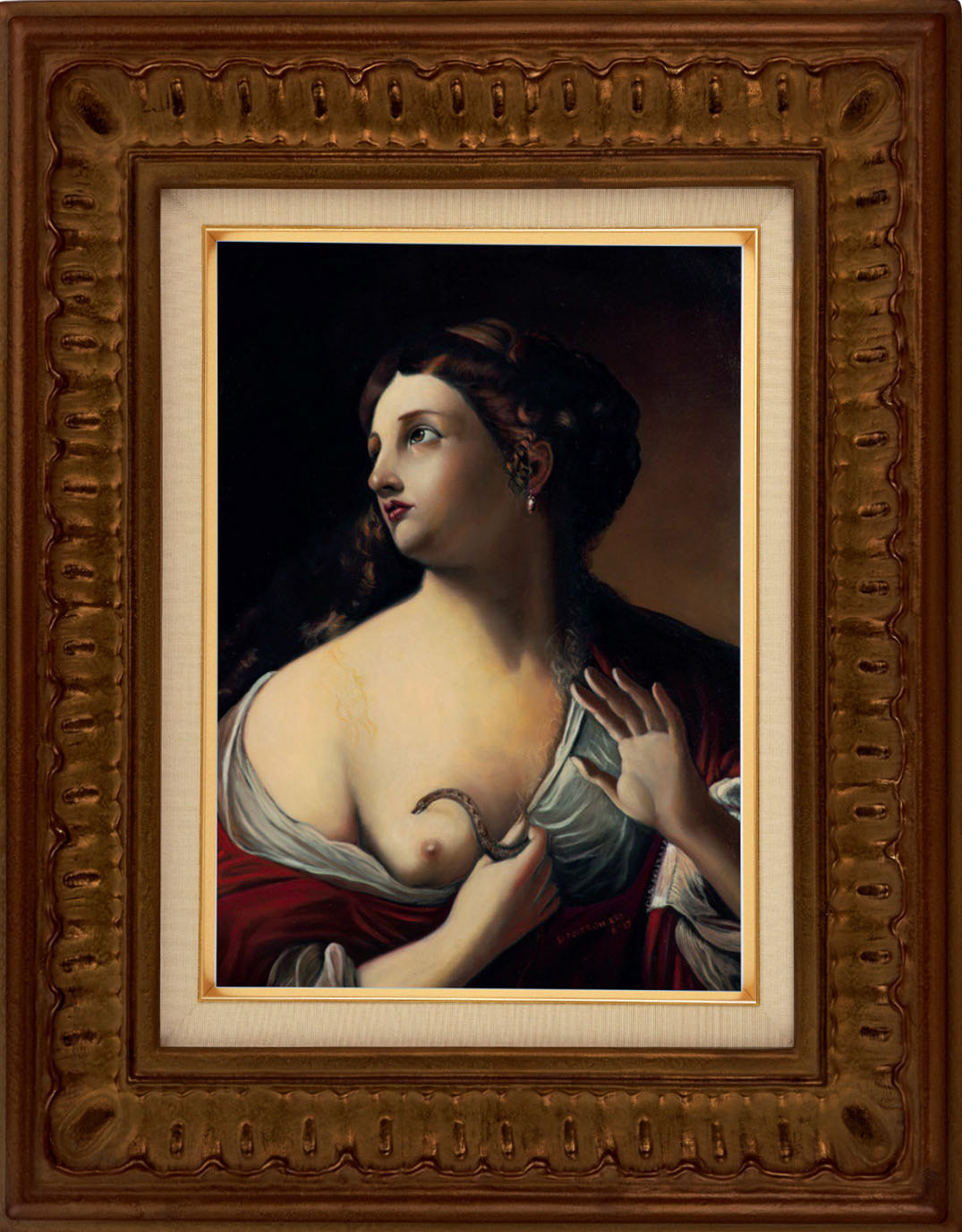 Cleopatra Olio su tela 50 x 70 cm € 1000