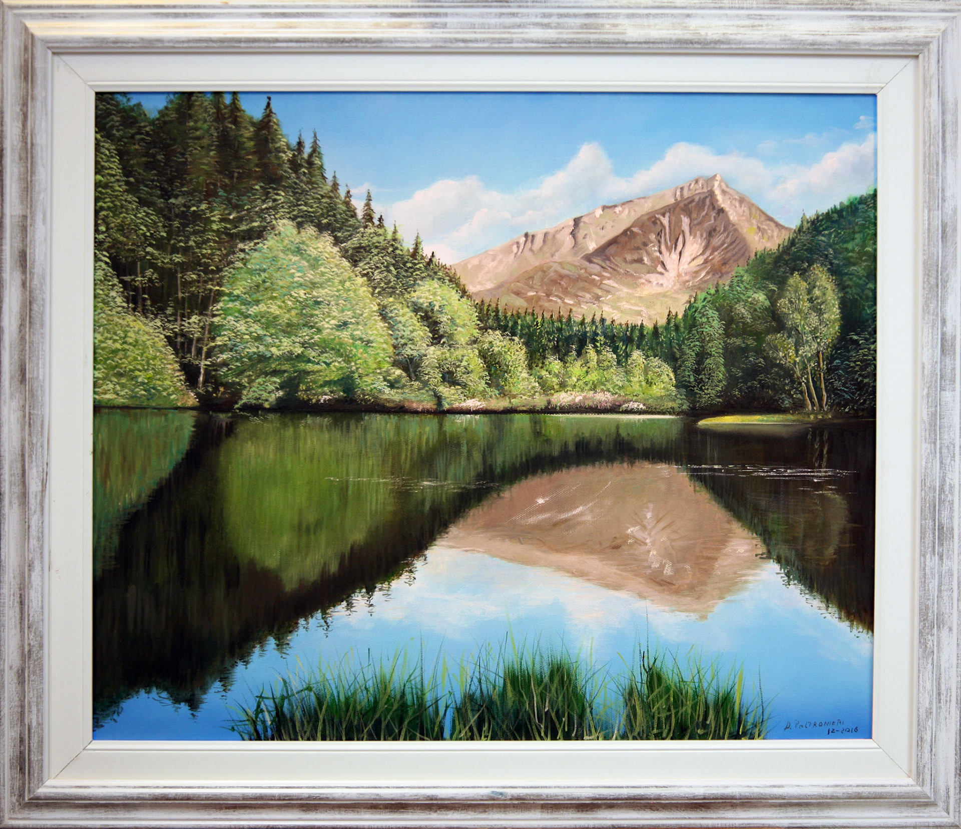 lago Olio su tela 50x60 cm € 400