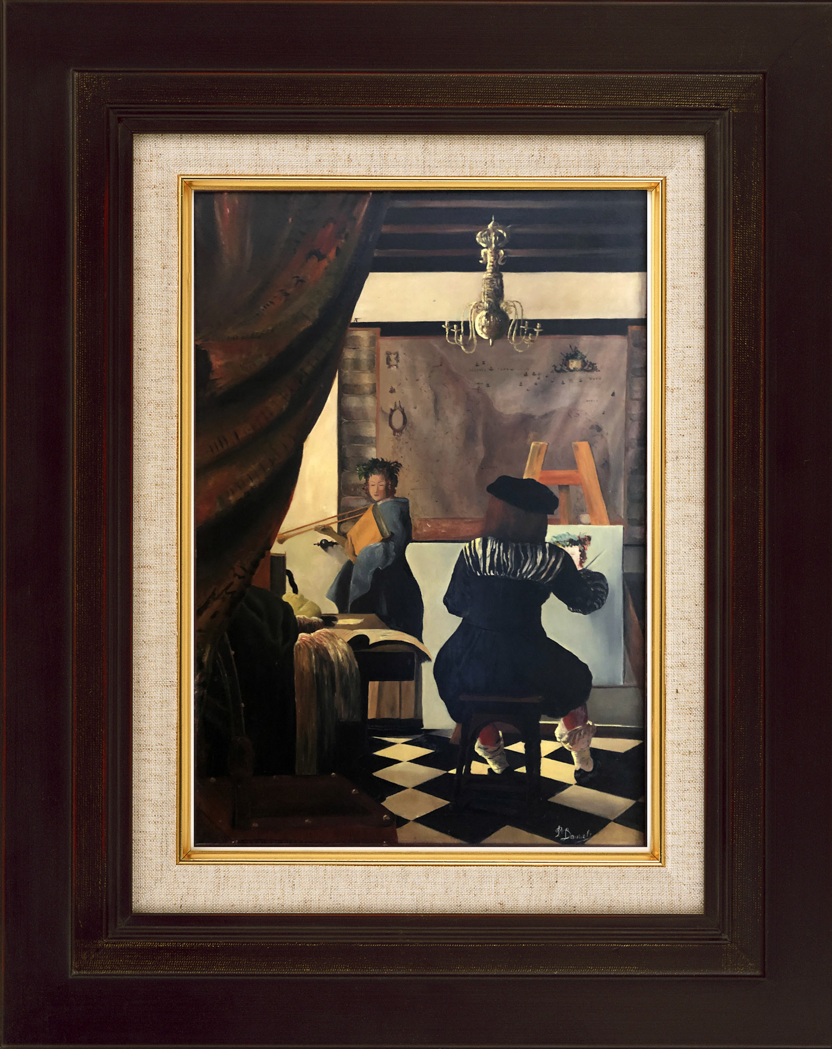 Allegoria della pittura, 70 x 100 cm NON DISPONIBILE