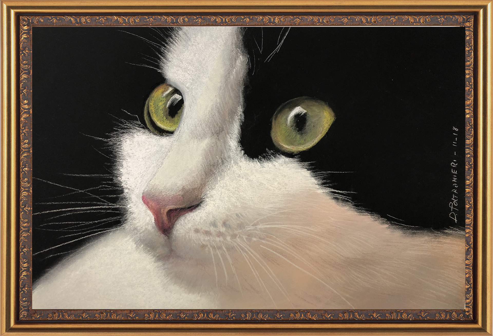 Oscar Pastello su pastelmat, 30 x 40 cm VENDUTO