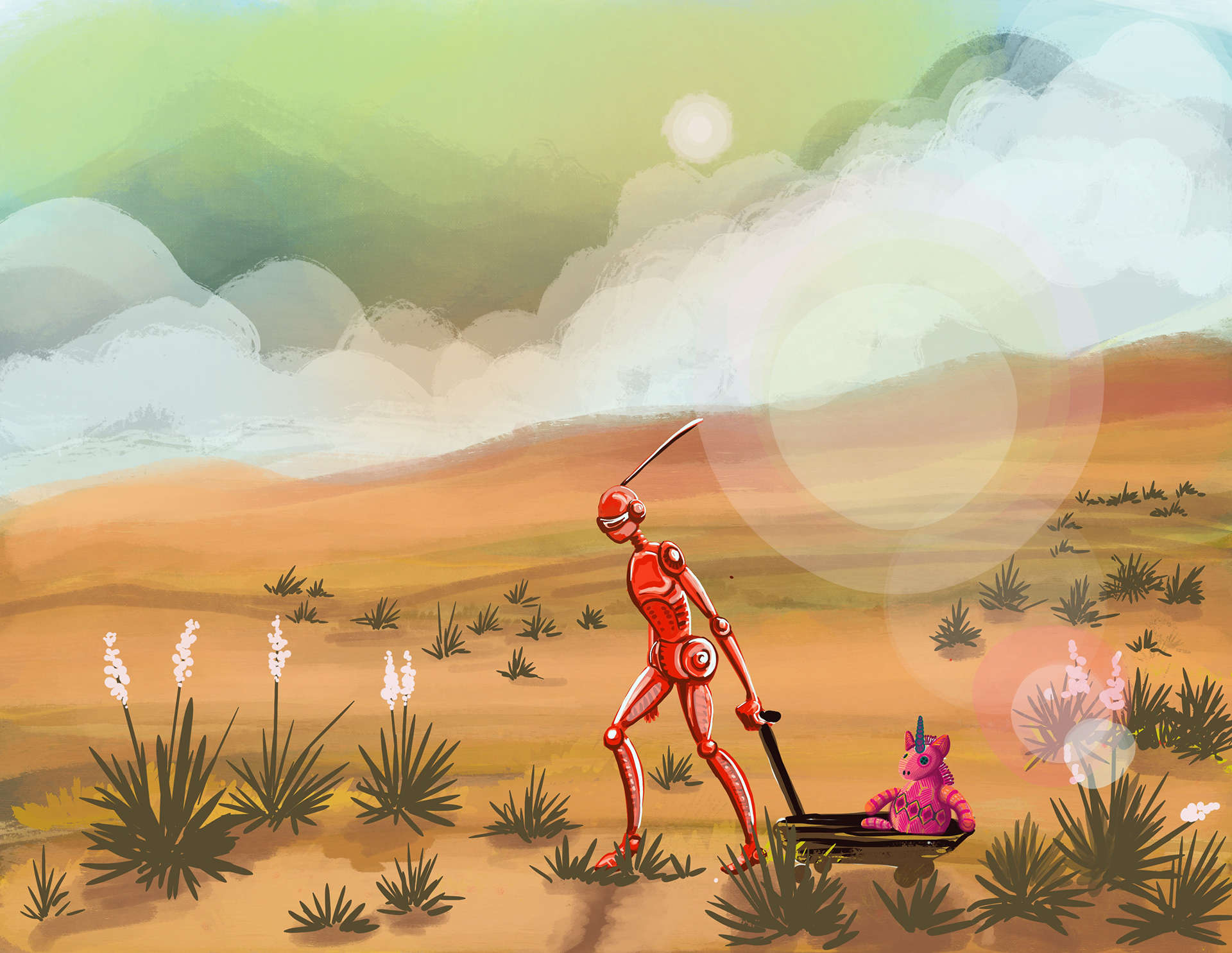 Red Robot is lost