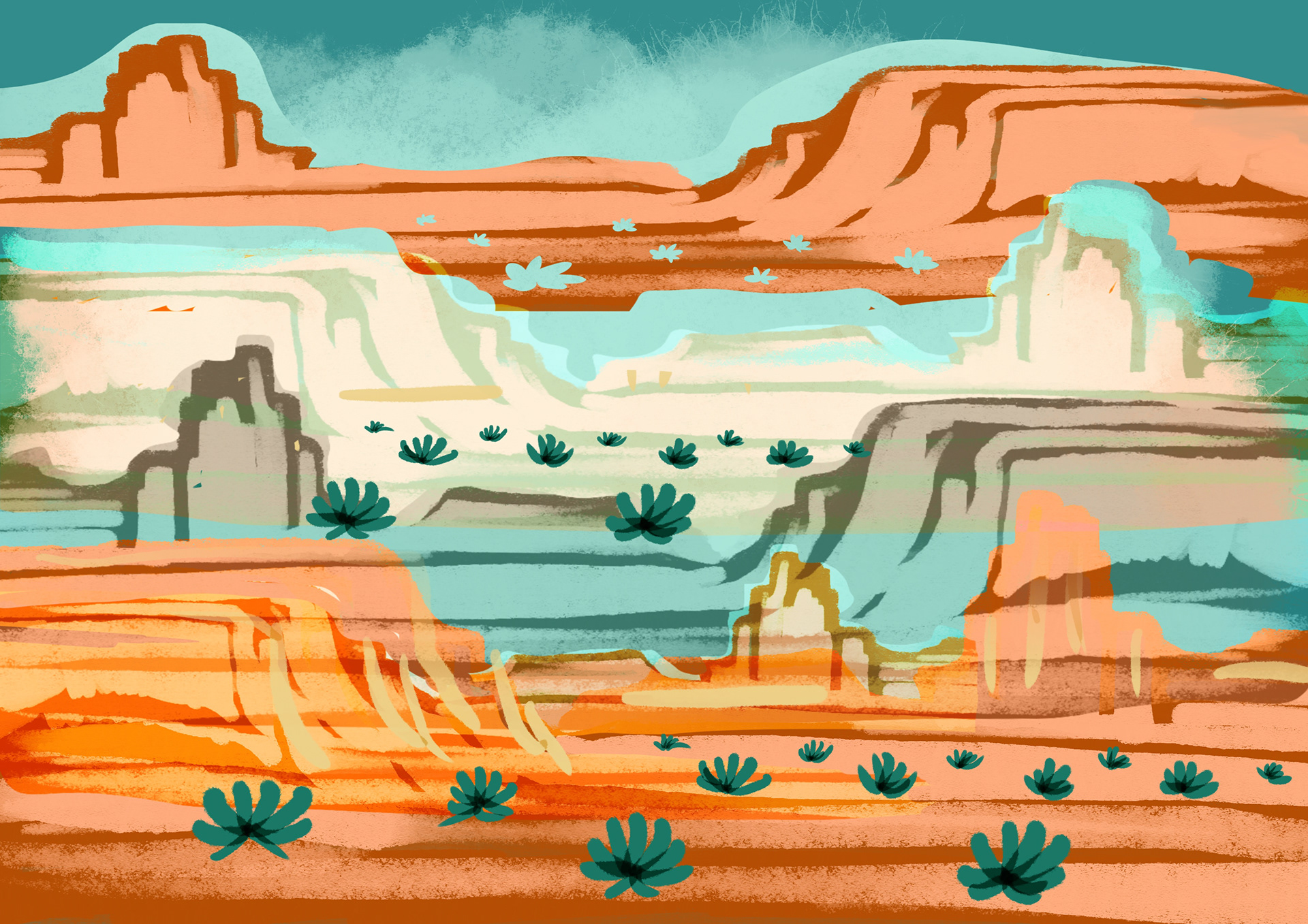Dreaming West.