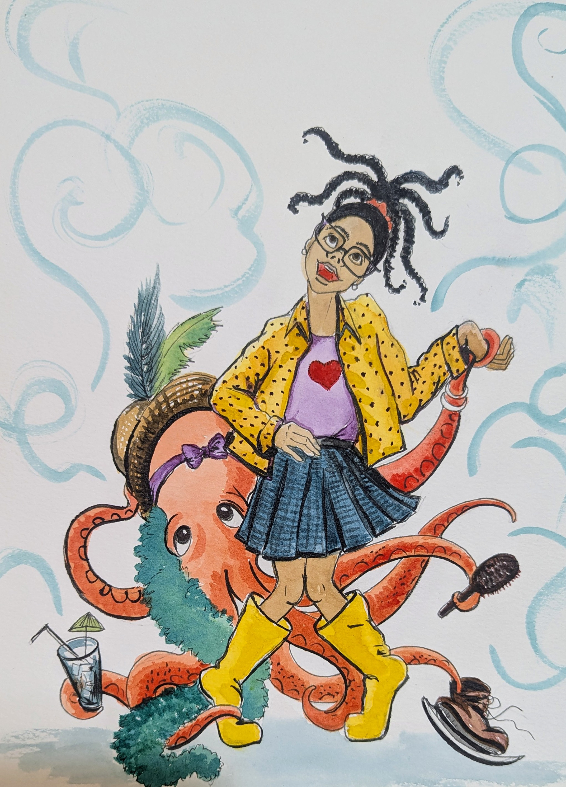Nola Adopts an Octopus .4