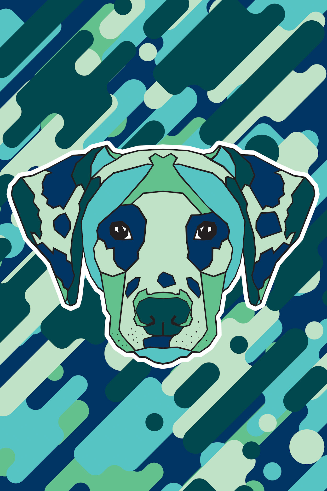 Camo Dalmatian