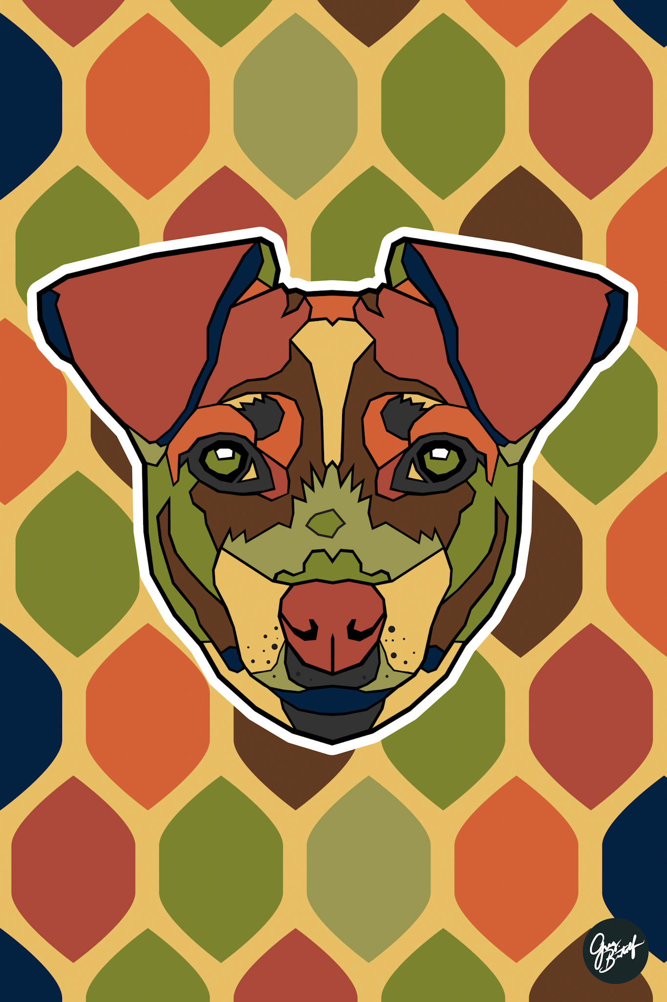 Retro Jack Russell