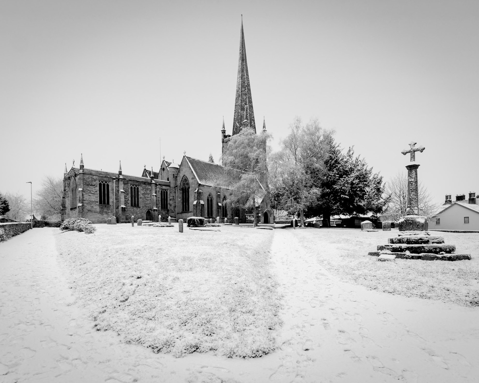 St Marys in the snow