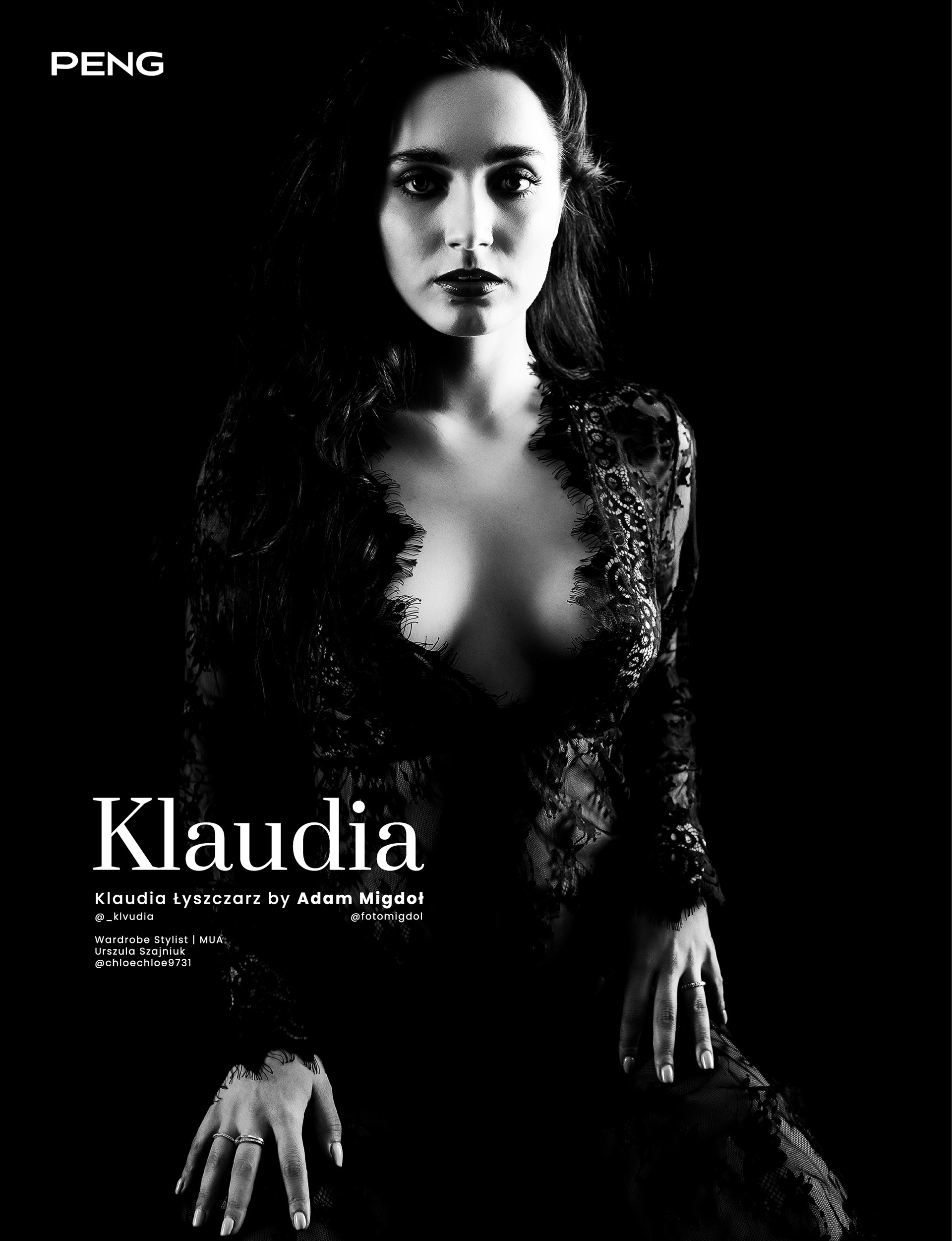 Modelka Klaudia m Make-Up Ula Szajniuk, Foto Adam Migdol