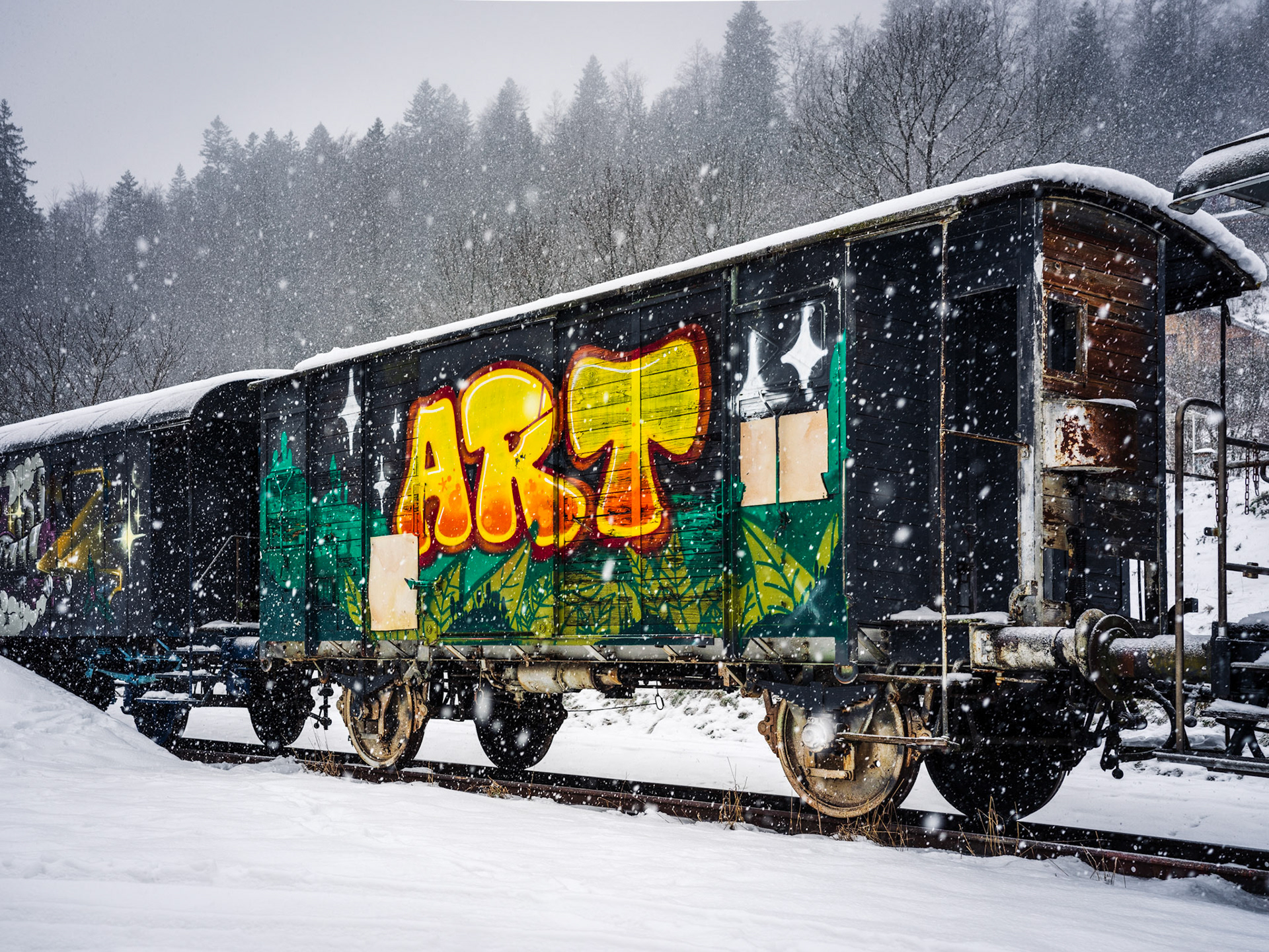 Art finds a way  everywhere, sometimes it is spelled out, sometimes you have to look harder.