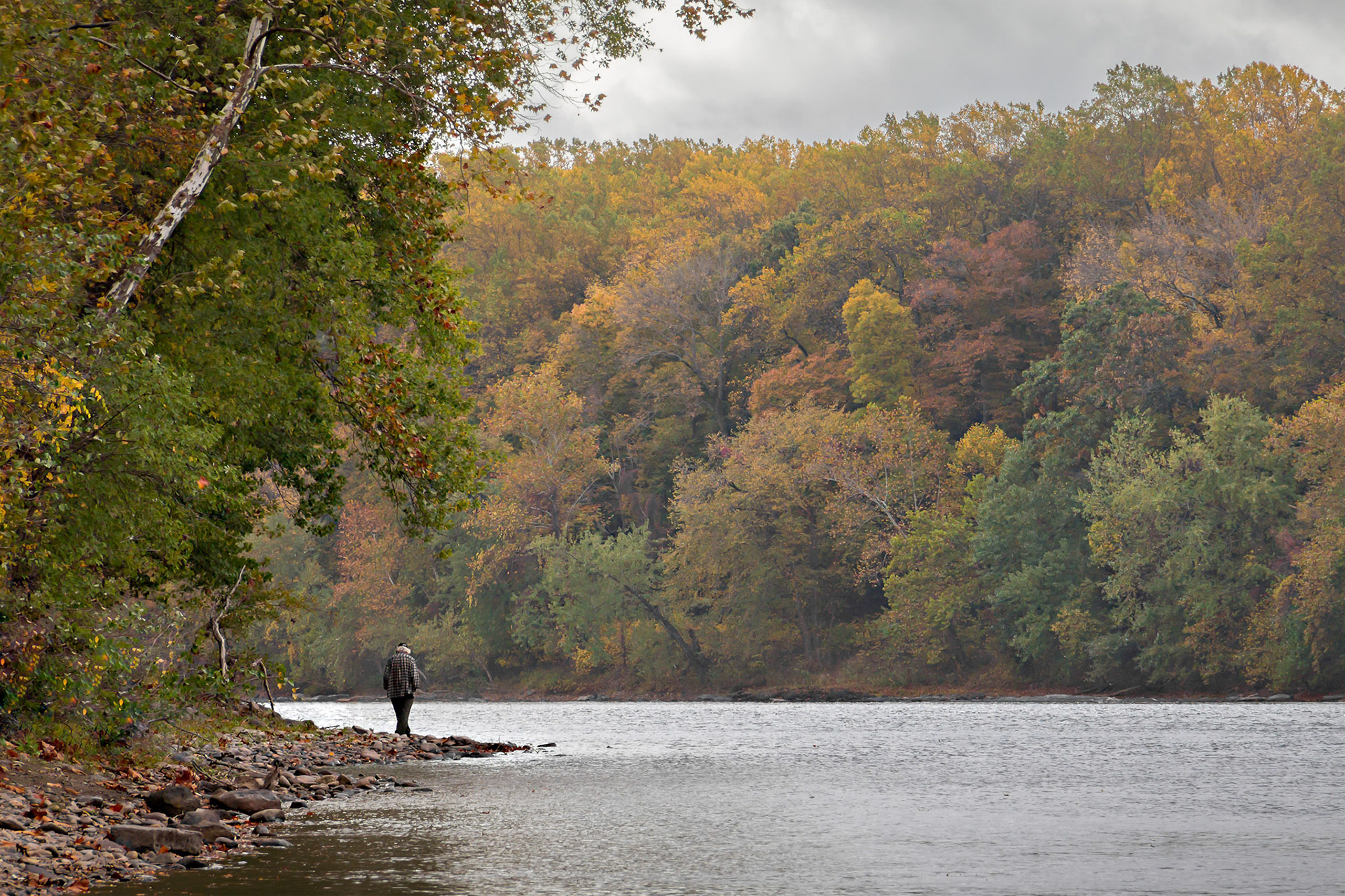 Early Morning Walk on the Delaware - Lambertville, New Jersey