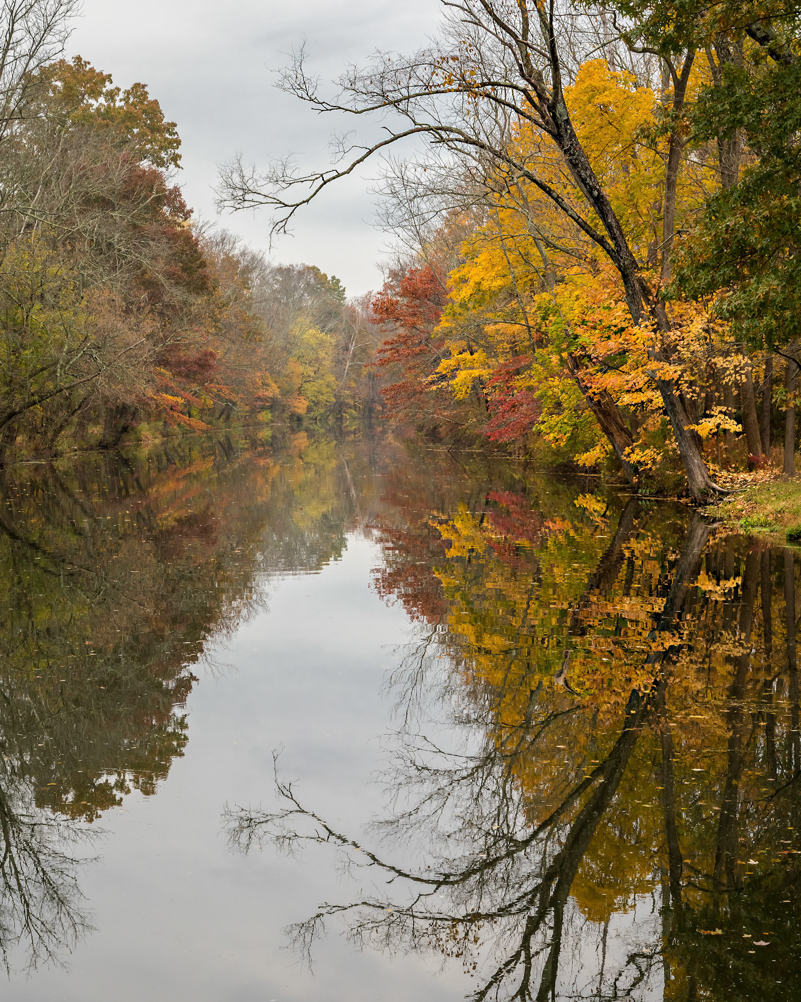 Canal Reflections - Griggstown, New Jersey