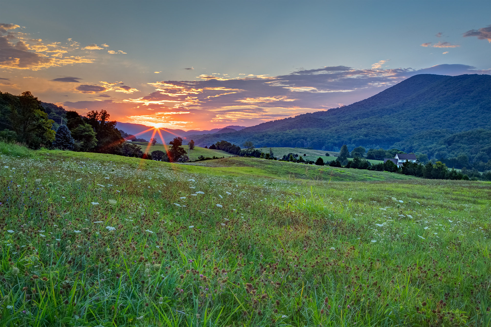 Catawba Valley Sunrise - near Roanoke, Virginia
