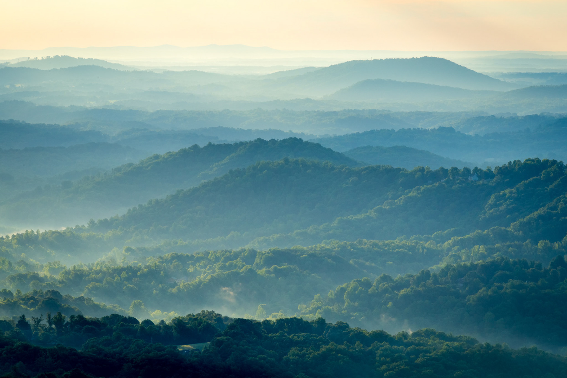 Foothills of the Blue Ridge - Roanoke Mountain, Virginia