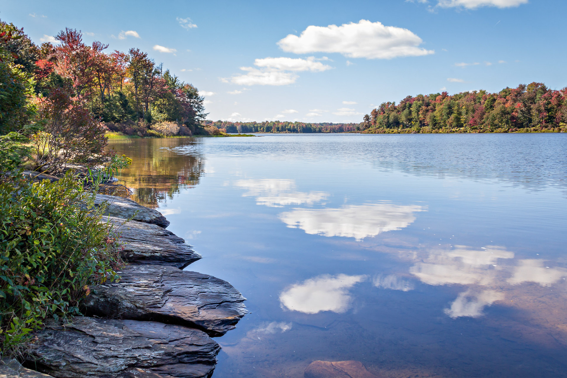 Clouds on Lake Jean - Ricketts Glen State Park, Pennsylvania