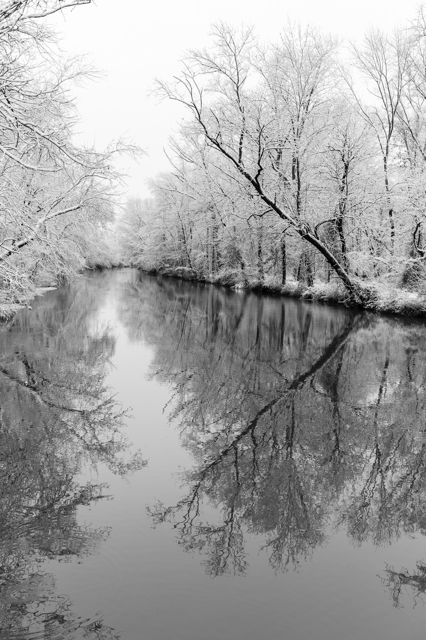 Winter on the Canal - The Delaware &amp; Raritan Canal near East Millstone, New Jersey