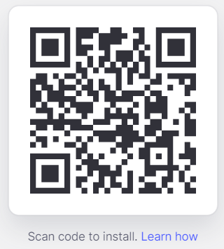 Scan to test the prototype