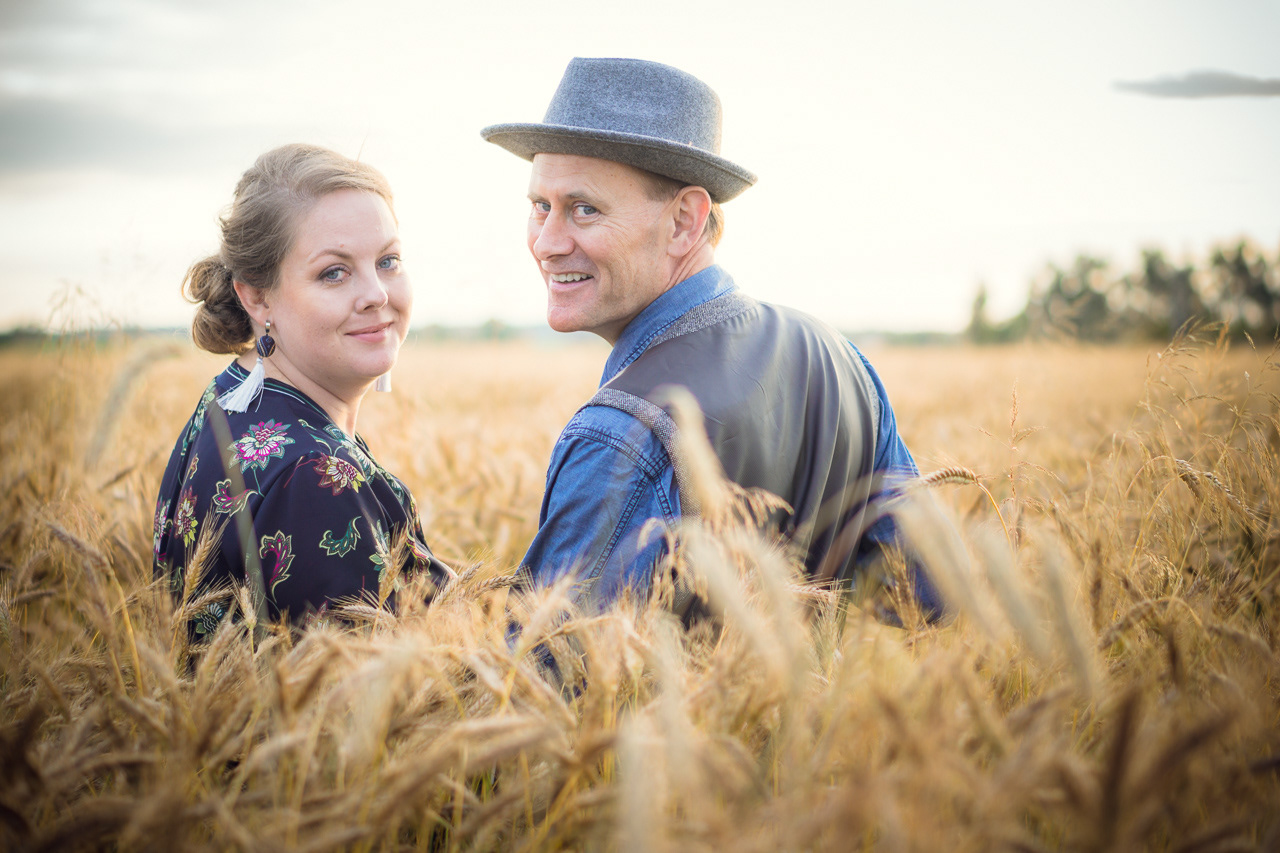 Sesja portretowa w polu