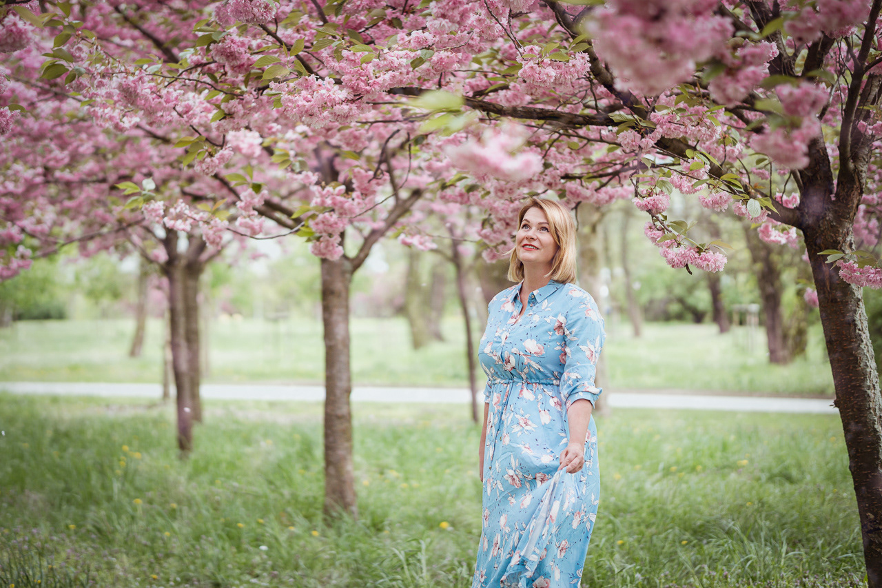 Delikatna sesja wiosenna