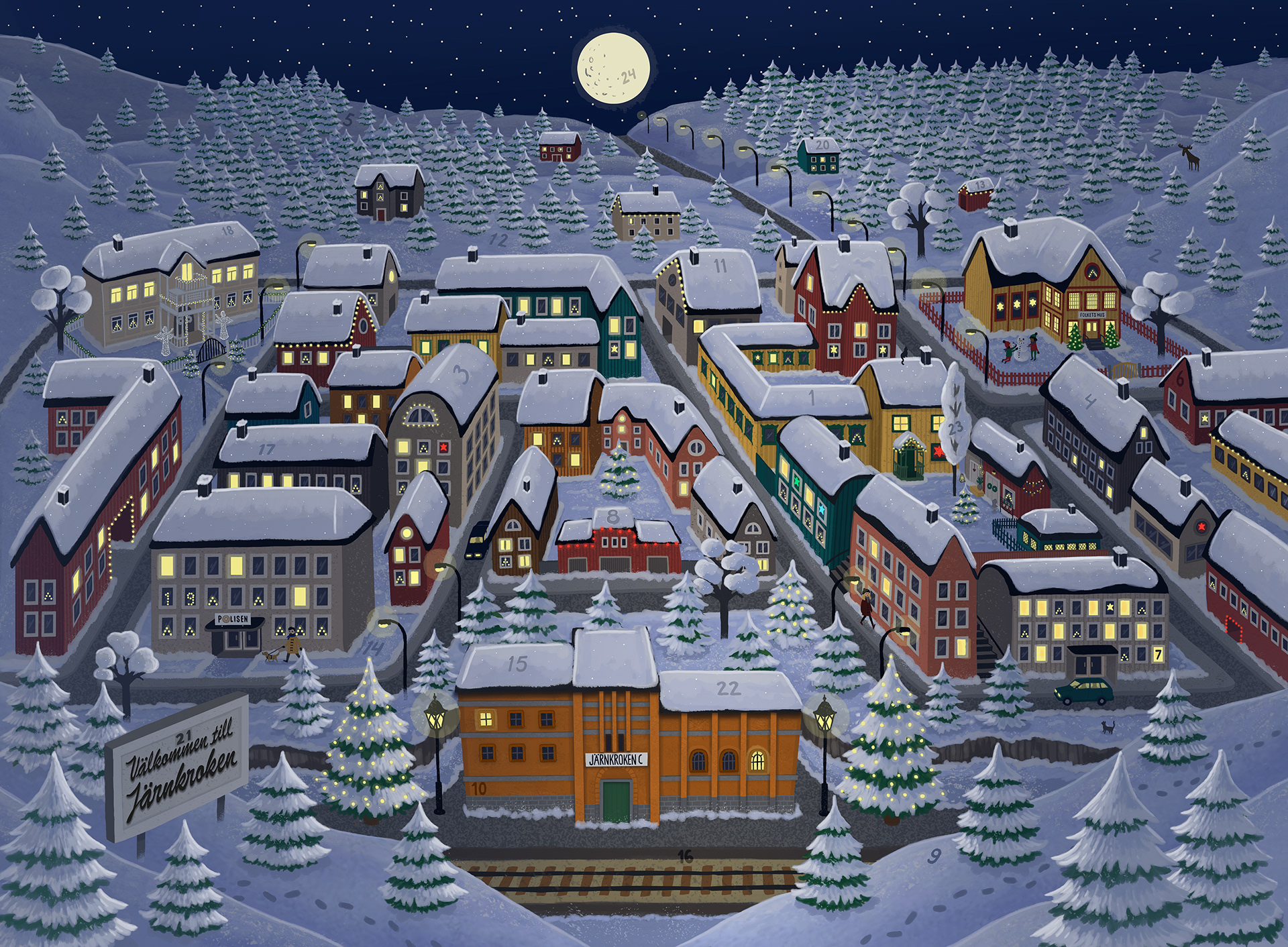 CHRISTMAS CALENDAR  "STORM PÅ LUGNA GATAN" - SVT, 2018