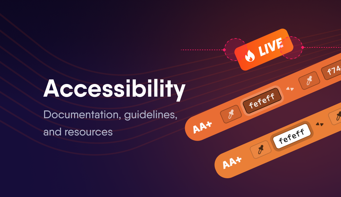 Cover image for accessibility project. Shows a picture of a tag and some examples of a plugin's contrast results.