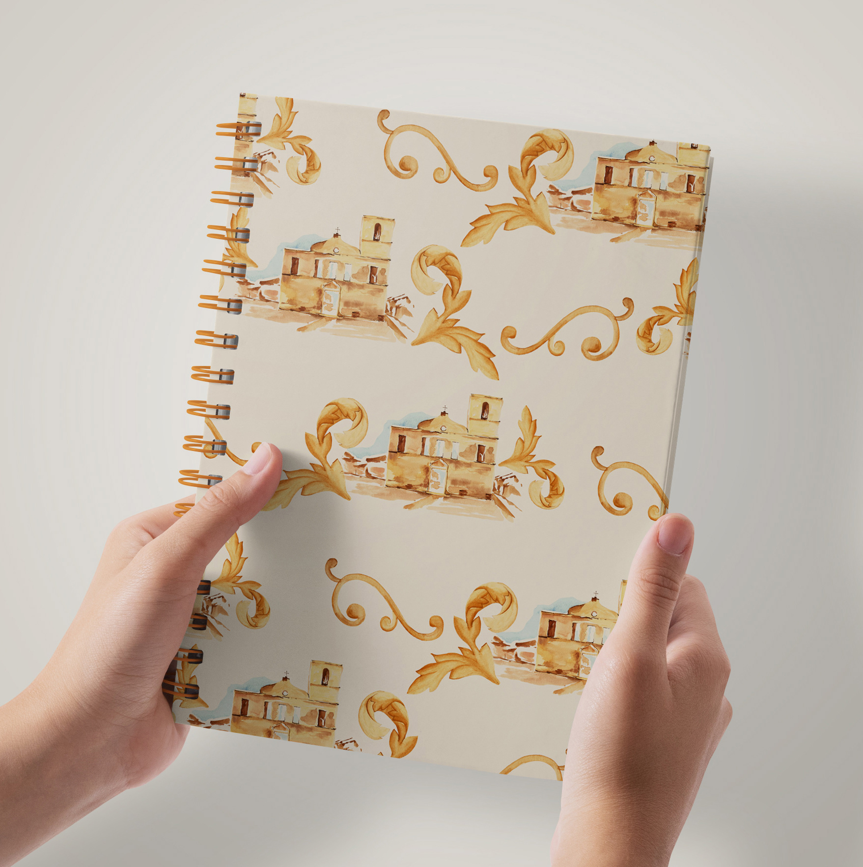 Watercolor painting - All over print