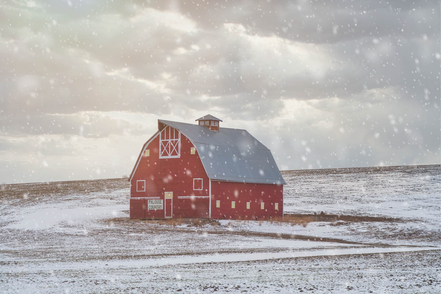 Winter at Palouse Country Barn