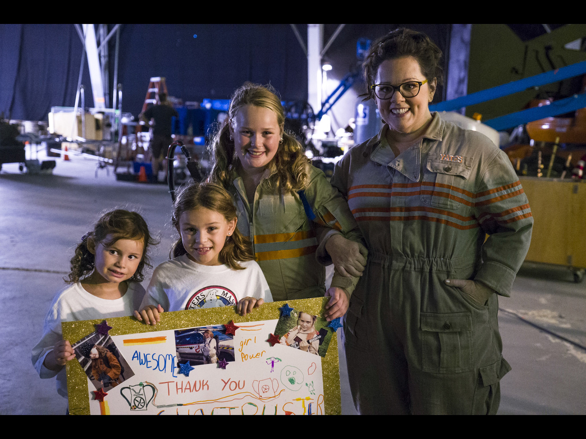 Set photo from "Ghostbusters : Answer the Call"