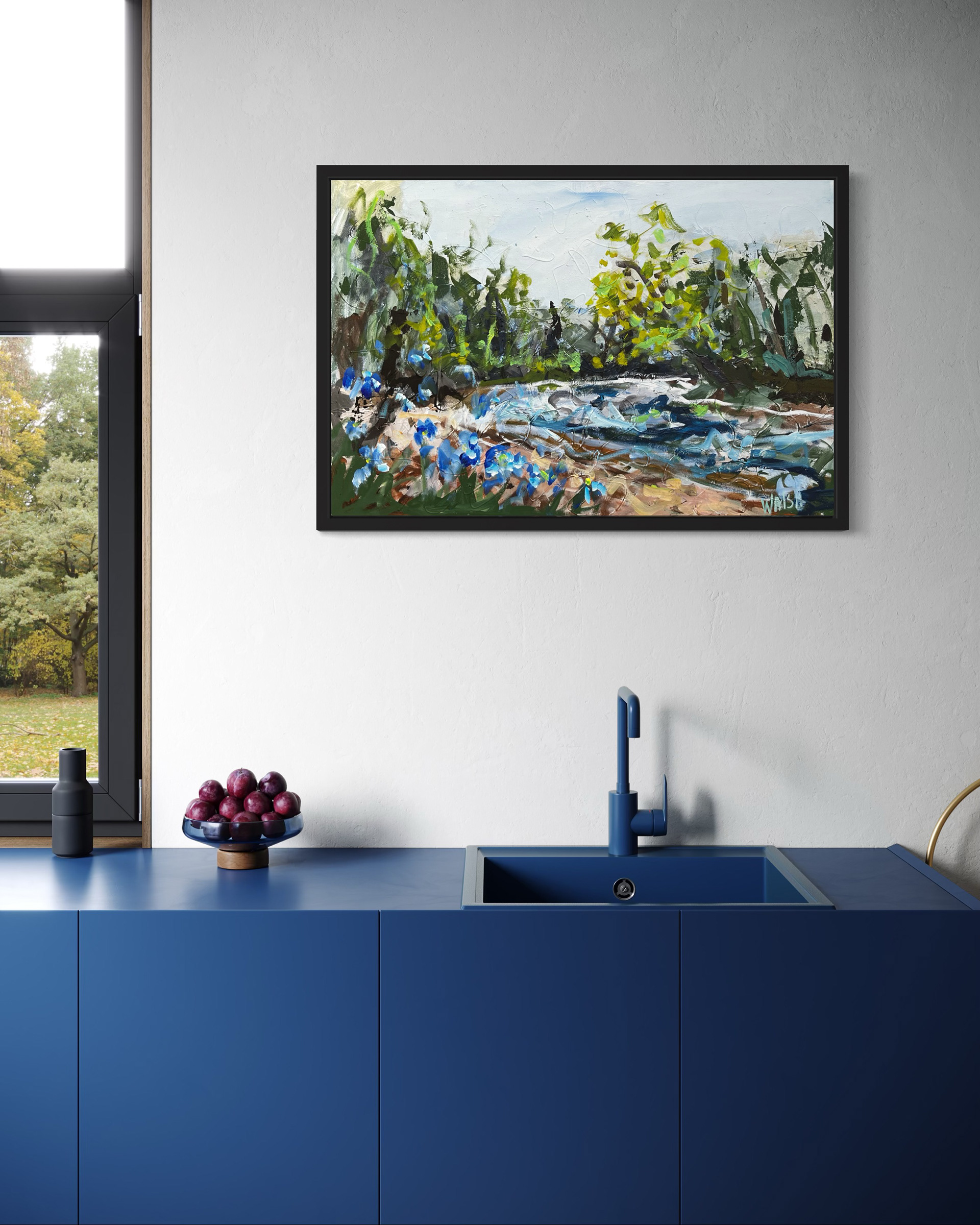 Disponible, Rivière Sainte-Charles, 24 x 36, acrylique