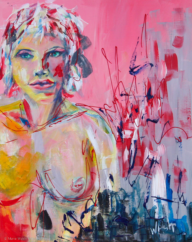 La veilleuse, acrylique sur toile, 16 x 20 (2010)