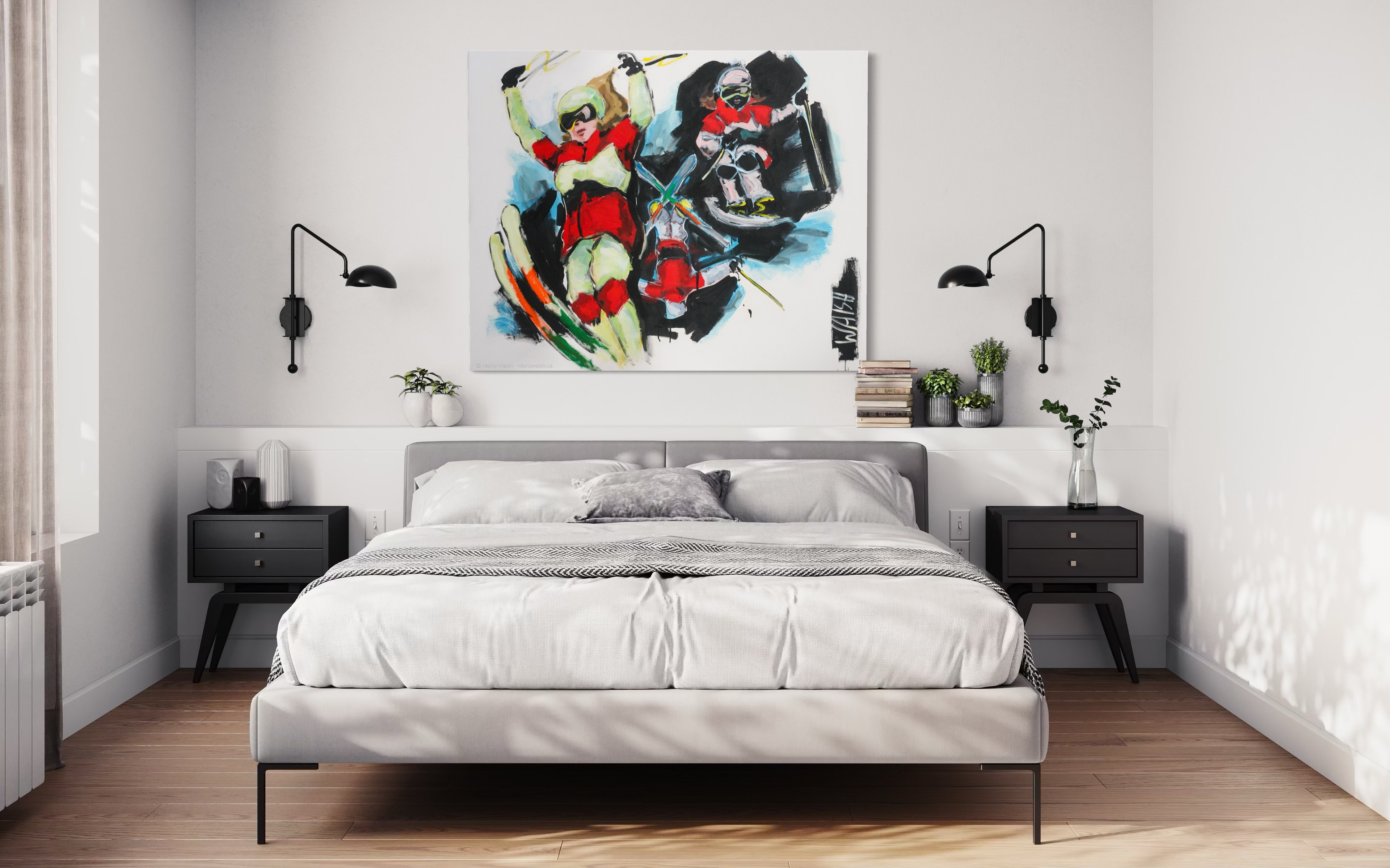 D.F., Acrylique sur toile, 60 x 48. 