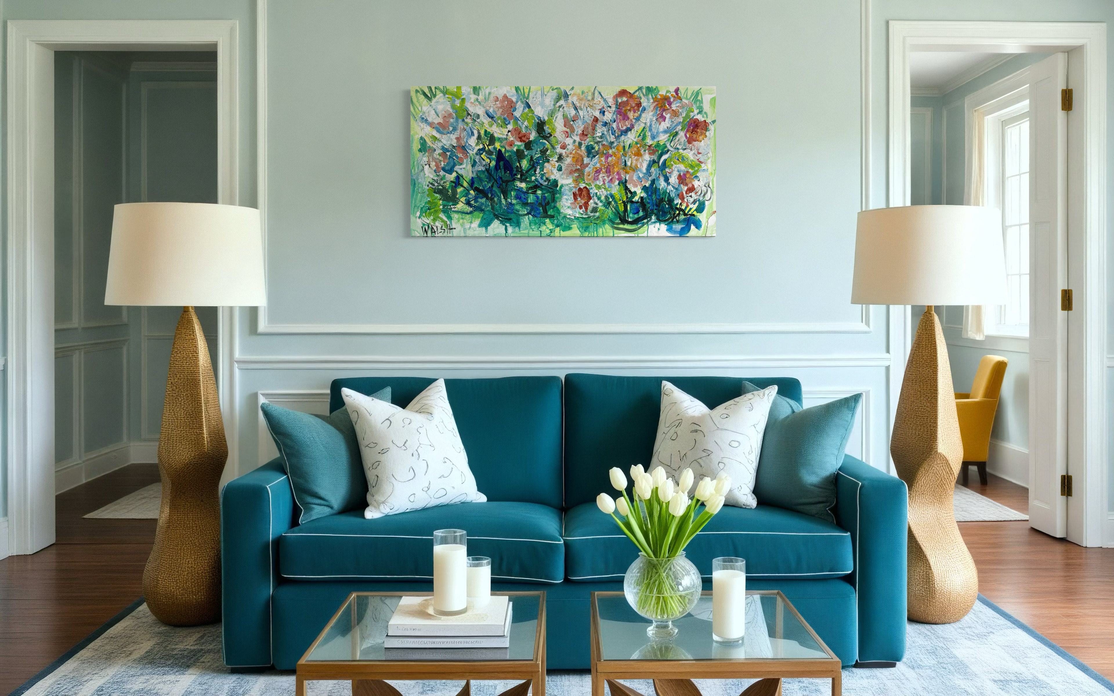 Disponible, Nice day, 24 x 50, acrylique