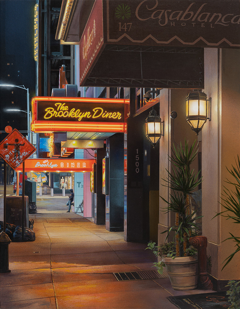 The Broolyn Diner, 2025, 41x31.8cm